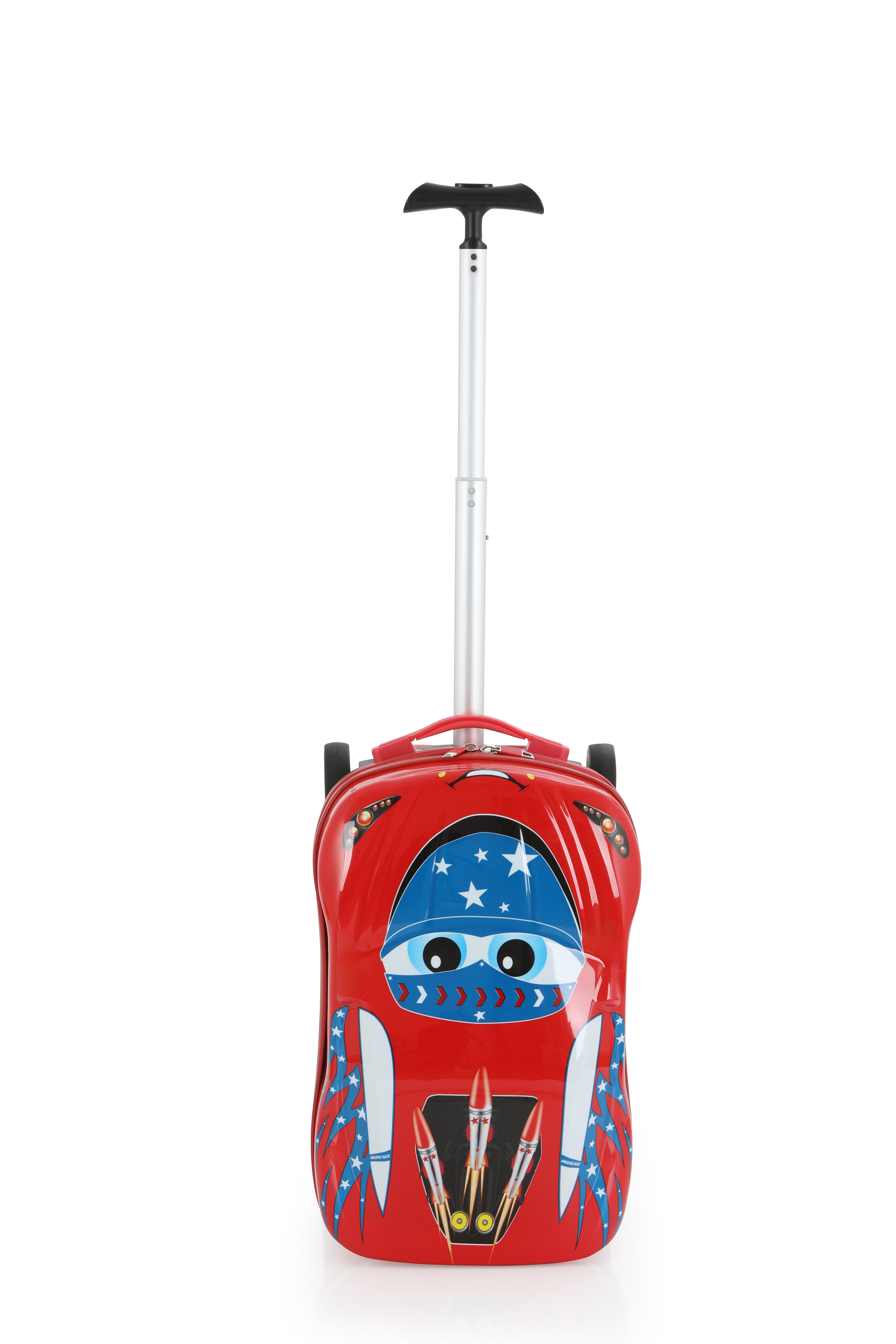 V306 ÇOCUK VALİZ-ROCKET CAR KIRMIZI