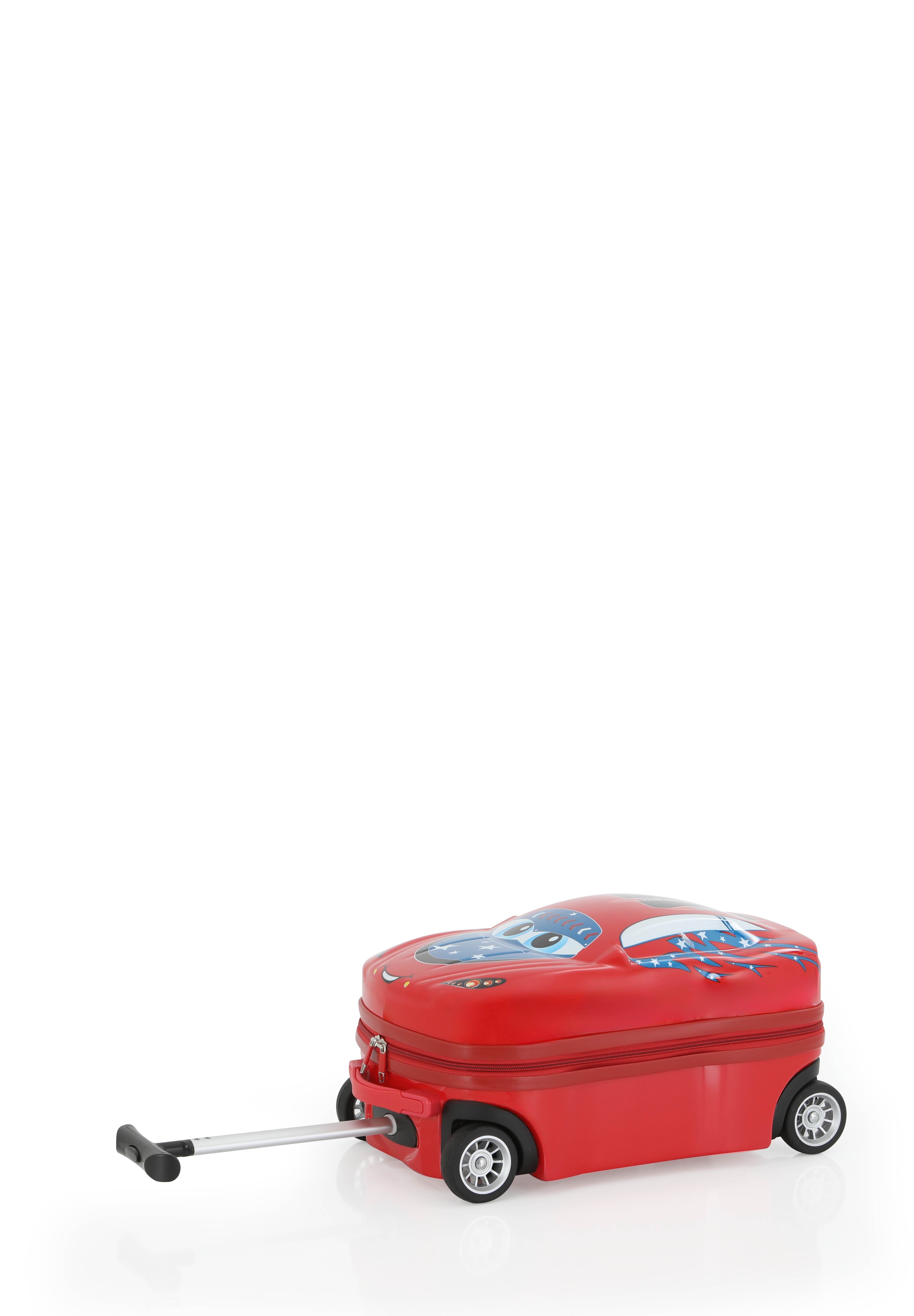 V306 ÇOCUK VALİZ-ROCKET CAR KIRMIZI