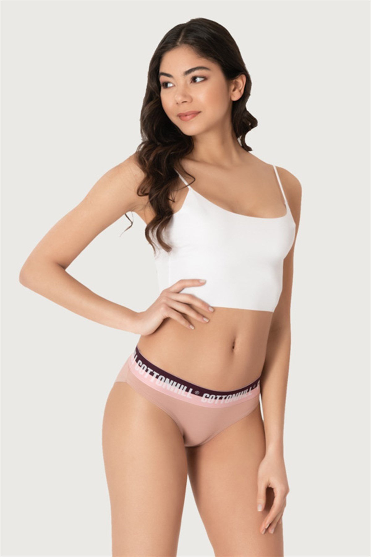 Basic Kalın Lastikli Pamuklu Bikini Külot 3'lü Paket - 3