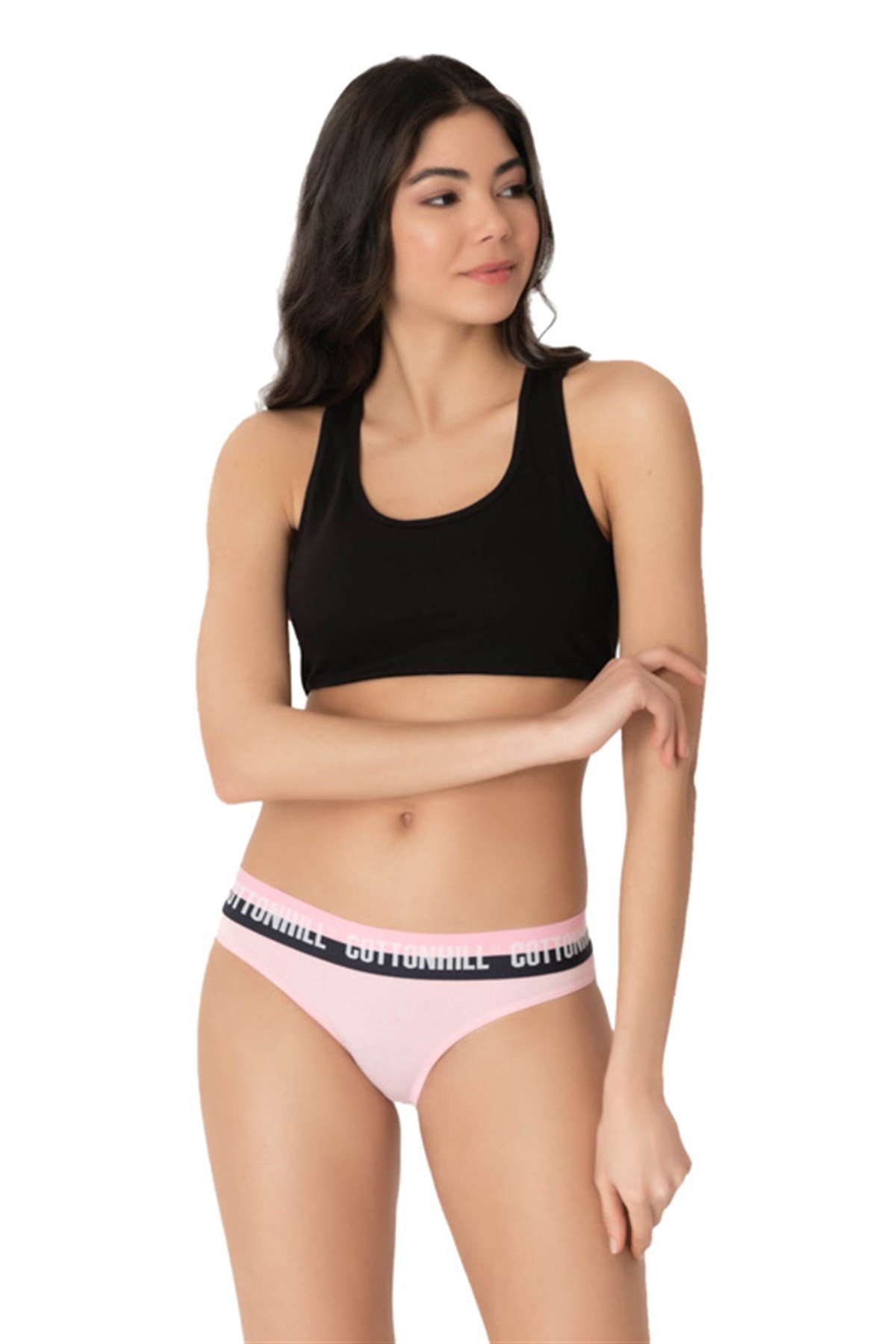 Basic Kalın Lastikli Pamuklu Bikini Külot 3'lü Paket - 2