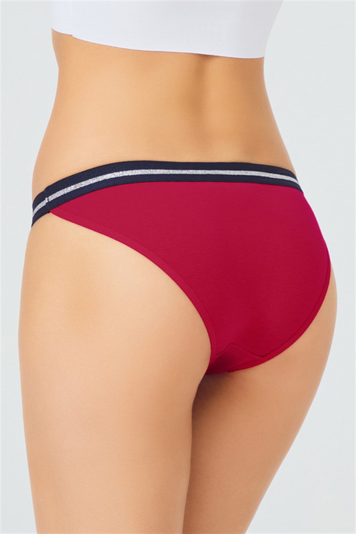 Bordo Kadın Bikini Külot