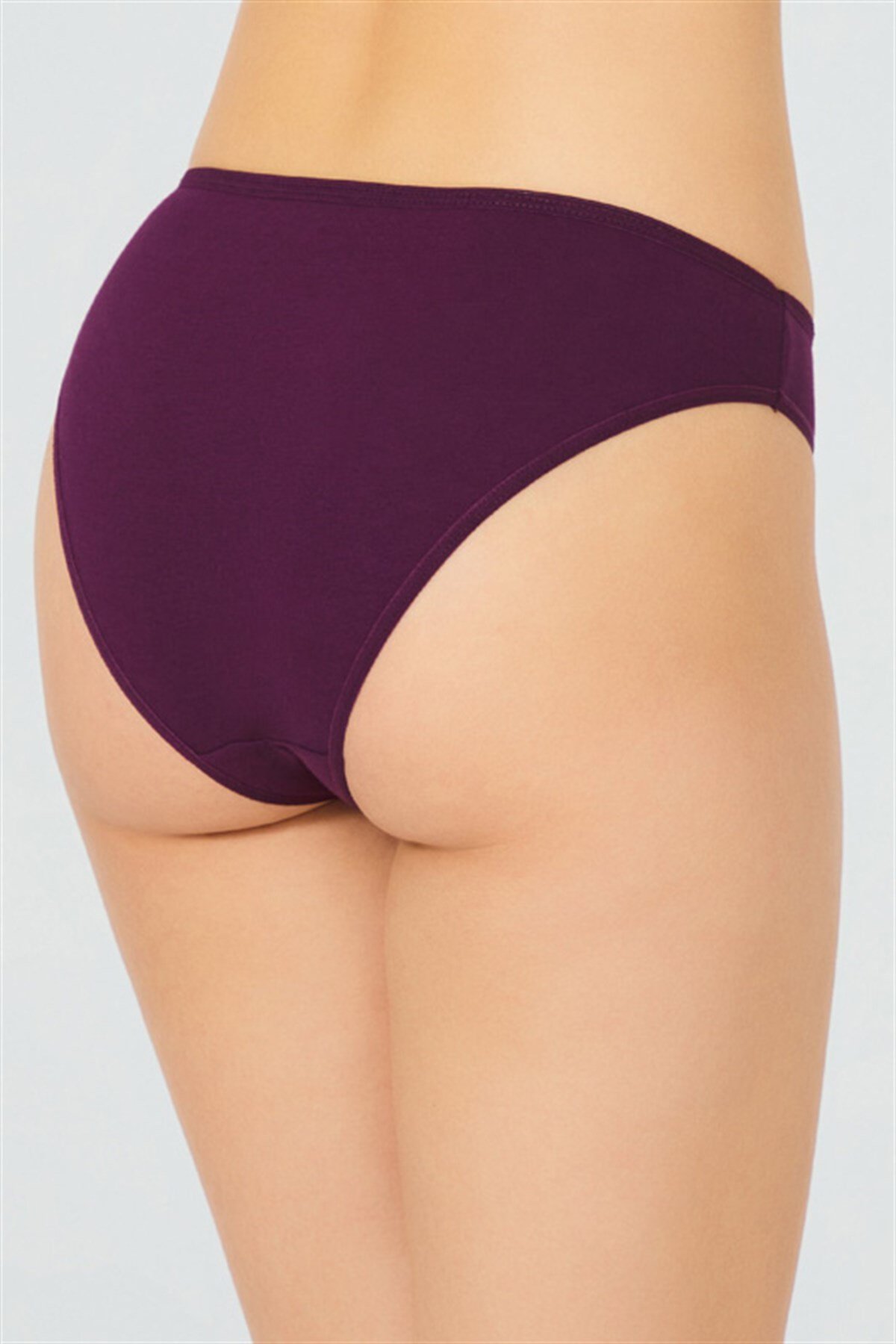 Mürdüm Basic Pamuklu Kadın Bikini Külot