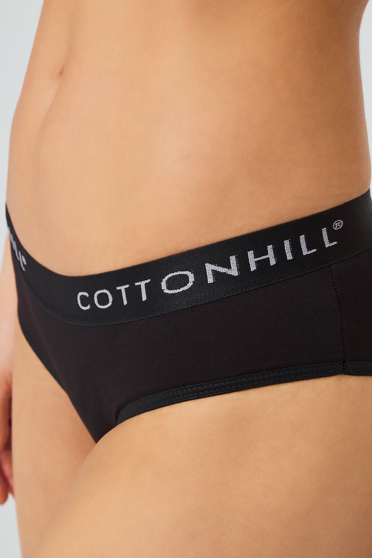 Pamuklu Basic Kadın Hipster Külot 3'lü Paket
