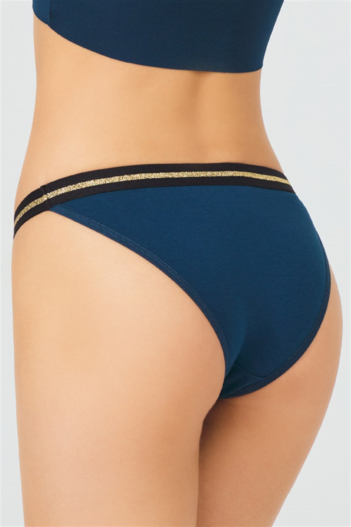 Petrol Yeşili Bikini Külot