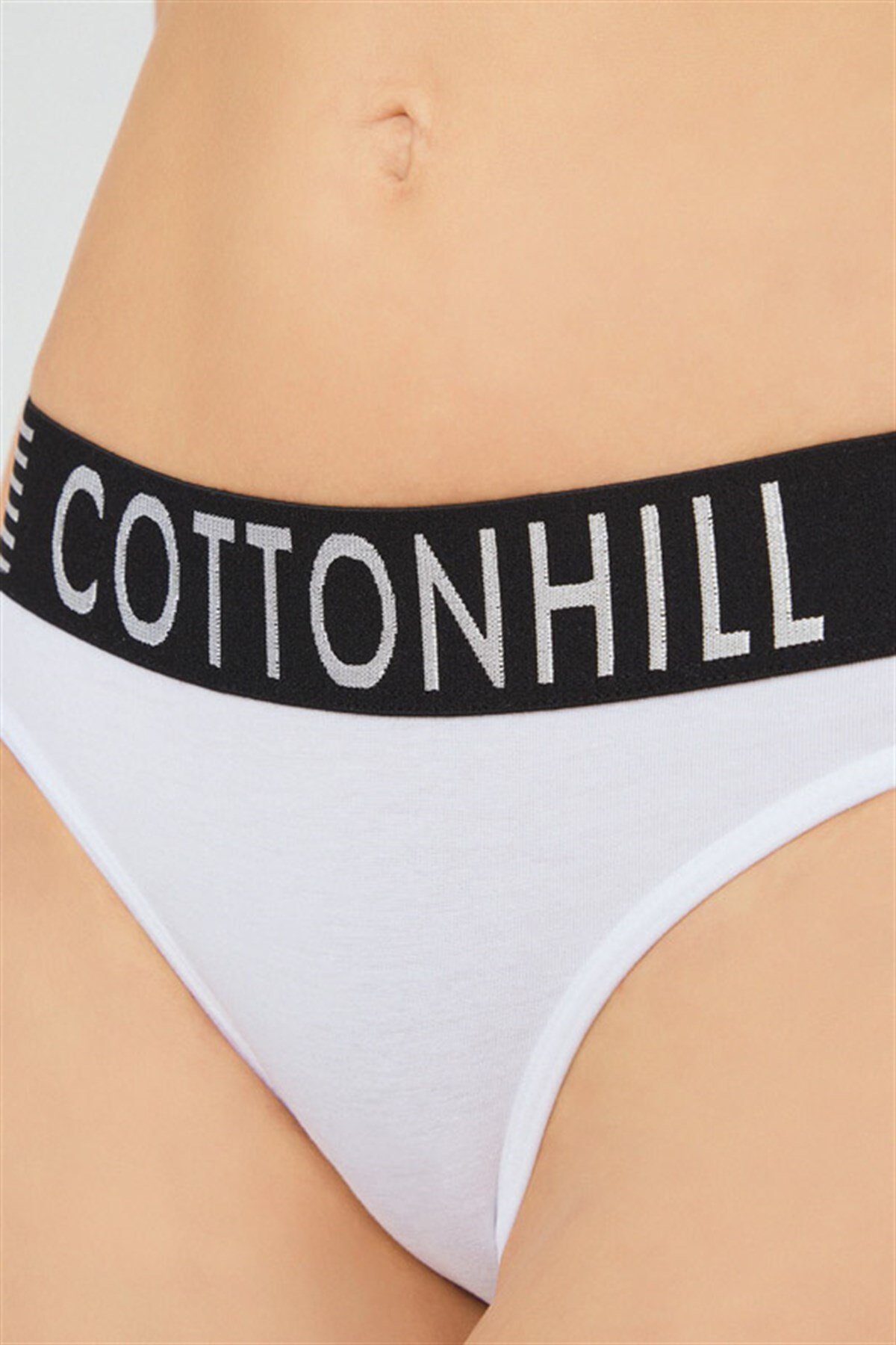 Şerit Lastikli Pamuklu Bikini Külot 3'lü Paket - 2