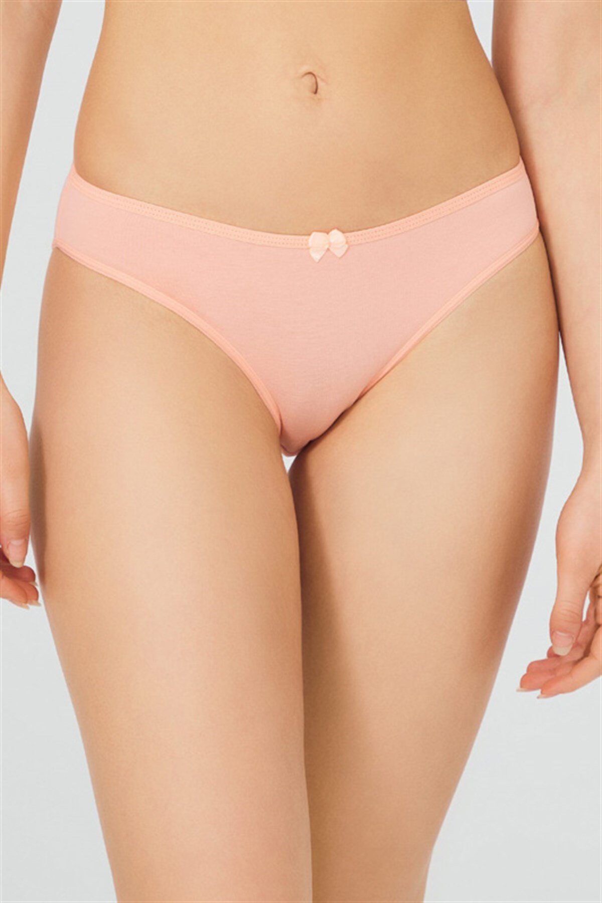 Yavruağzı Basic Pamuklu Kadın Bikini Külot