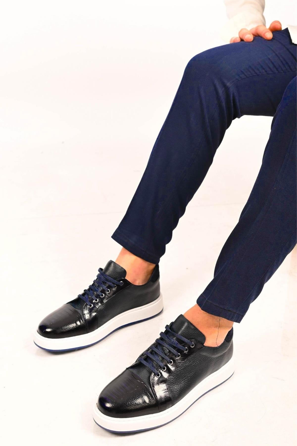 Bestello Bağcıklı Eva Taban Hakiki Deri Sneaker 172-64340 Erkek Ayakkabı172-64340_LACI_39Sneakers
