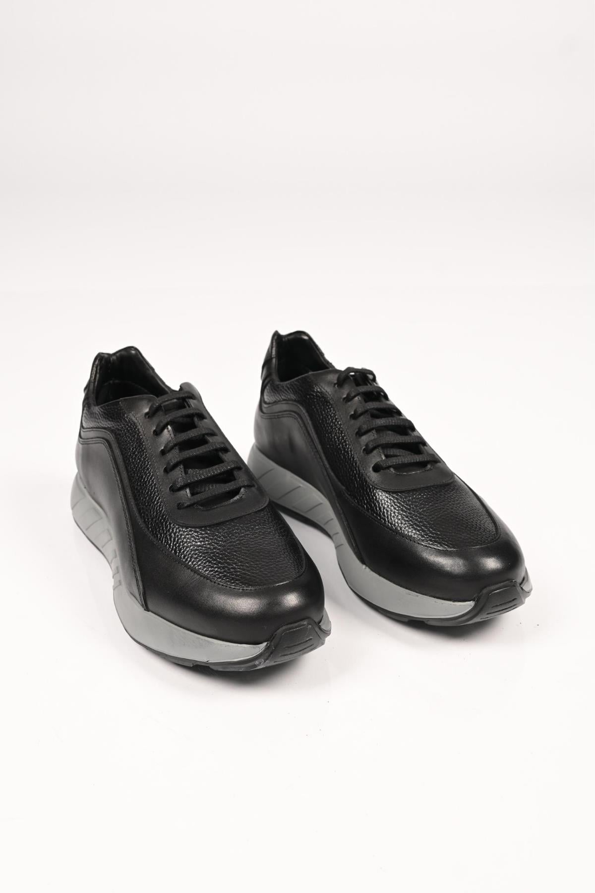 Bestello Bağcıklı Eva Taban Hakiki Deri Sneaker 172-64156 Erkek Ayakkabı172-64156_SIYAH_39Sneakers