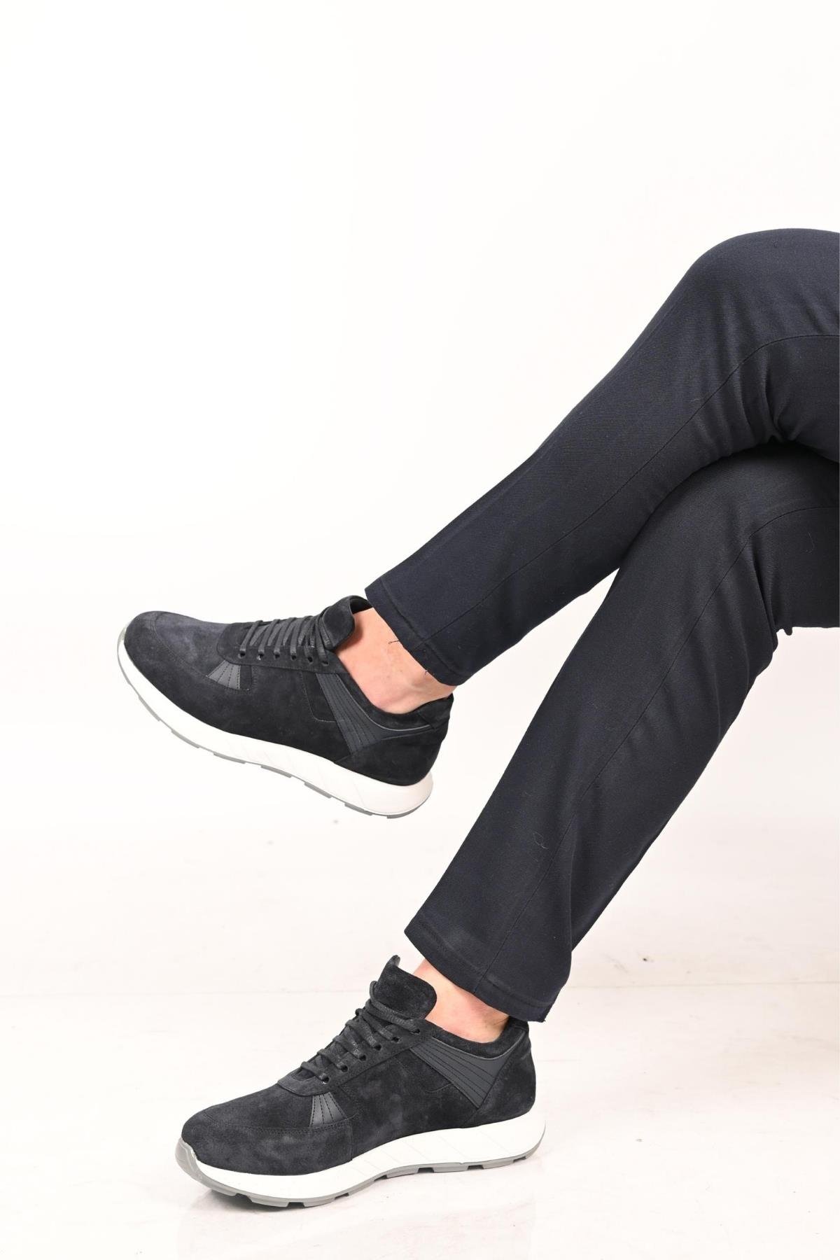 Bestello Bağcıklı Eva Taban Hakiki Deri Sneaker 172-64198 Erkek Ayakkabı172-64198_LACI SUET_39Sneakers