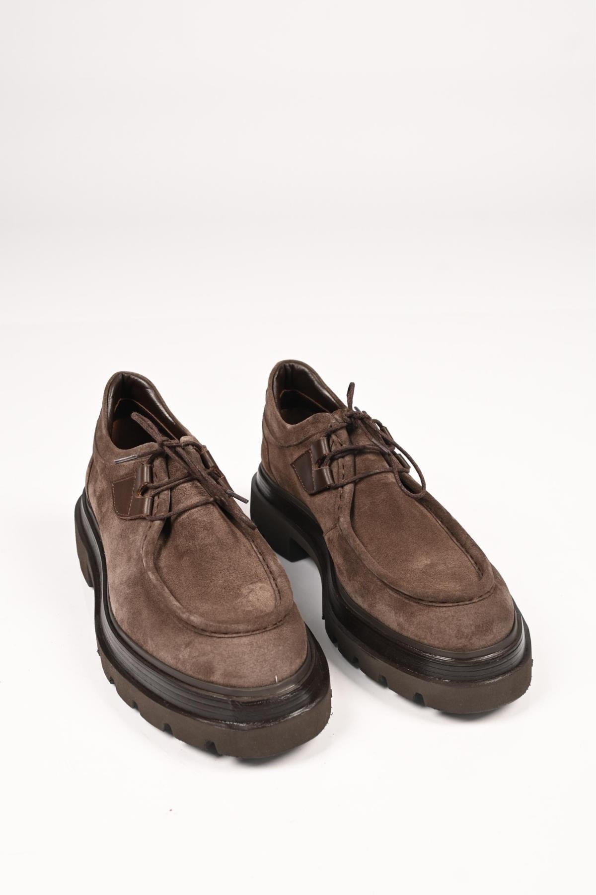 Bestello Bağcıklı Eva Taban Hakiki Deri Casual 172-64190 Erkek Ayakkabı172-64190_VIZON SUET_39Casuals