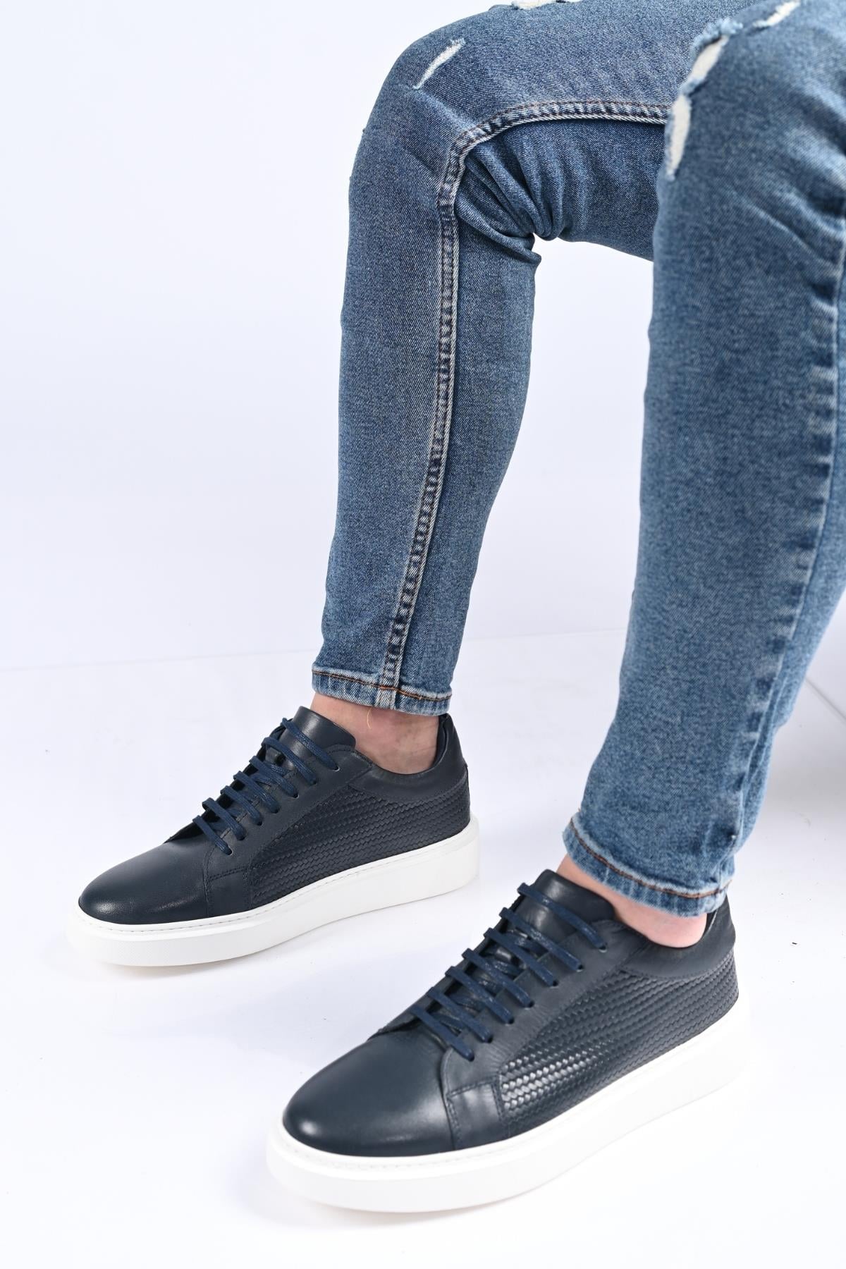 Bestello Bağcıklı Eva Taban Hakiki Deri Sneaker 174-22053 Erkek Ayakkabı174-22053_LACI_40Spor Ayakkabı & Sneaker