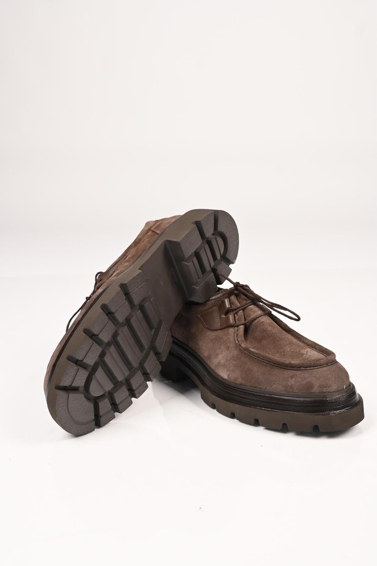 Bestello Bağcıklı Eva Taban Hakiki Deri Casual 172-64190 Erkek Ayakkabı172-64190_VIZON SUET_39Casuals