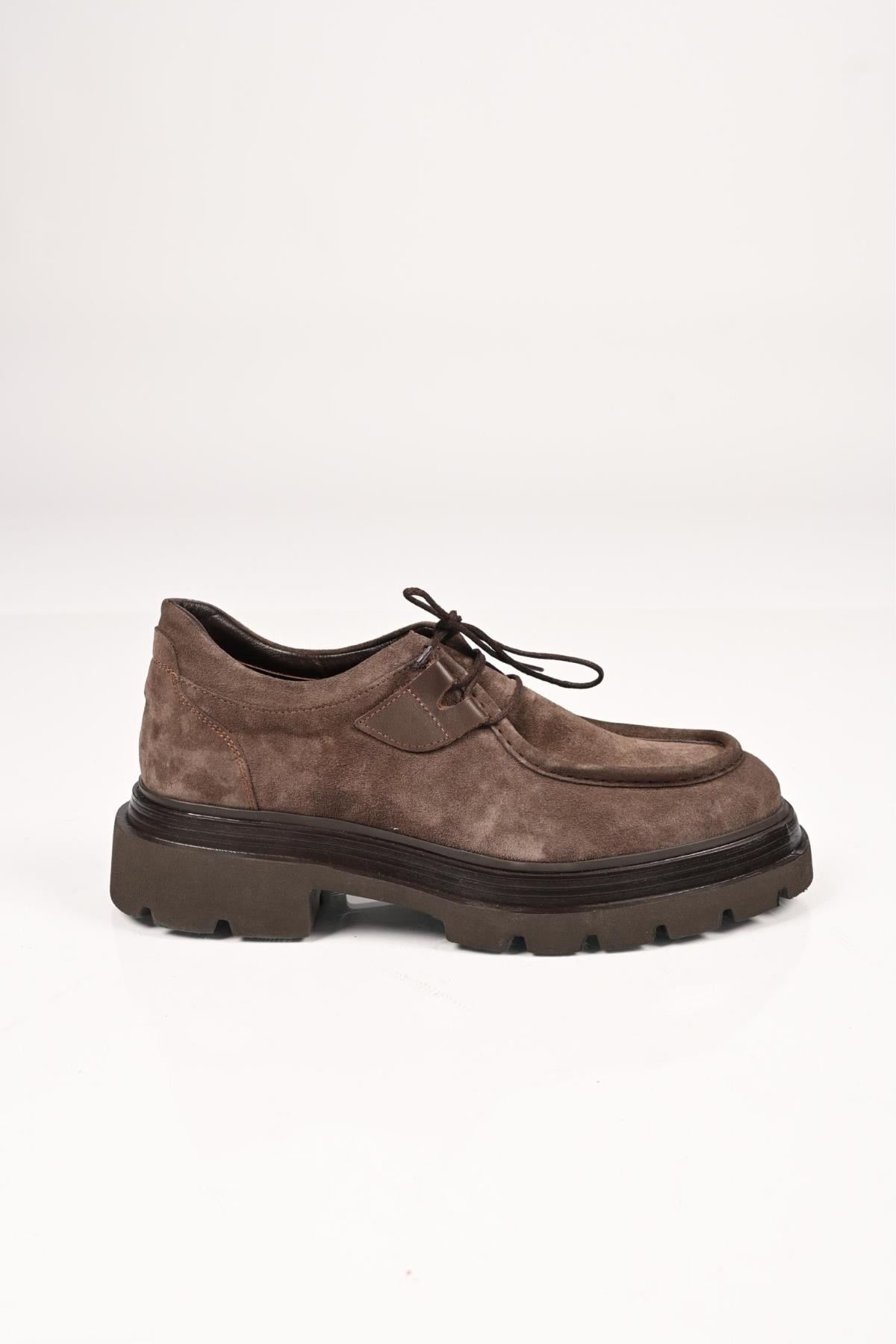 Bestello Bağcıklı Eva Taban Hakiki Deri Casual 172-64190 Erkek Ayakkabı172-64190_VIZON SUET_39Casuals