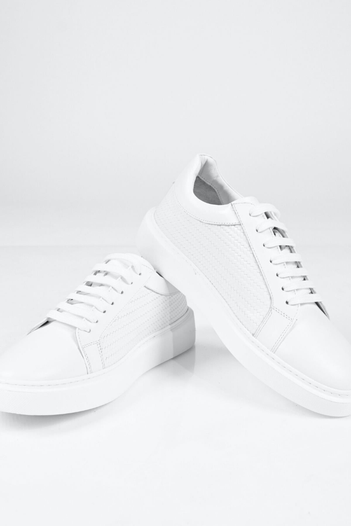 Bestello Bağcıklı Eva Taban Hakiki Deri Sneaker 174-22053 Erkek Ayakkabı174-22053_BEYAZ_40Spor Ayakkabı & Sneaker