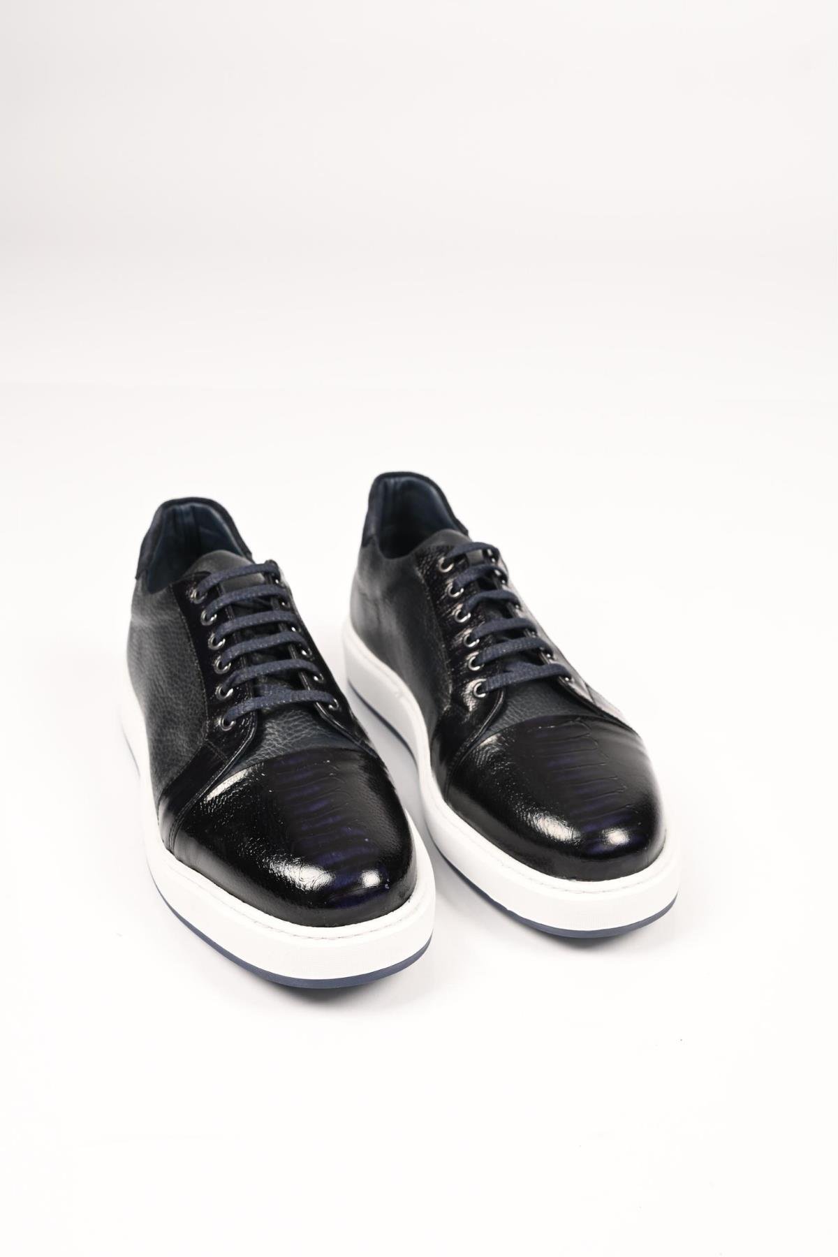 Bestello Bağcıklı Eva Taban Hakiki Deri Sneaker 172-64340 Erkek Ayakkabı172-64340_LACI_39Sneakers