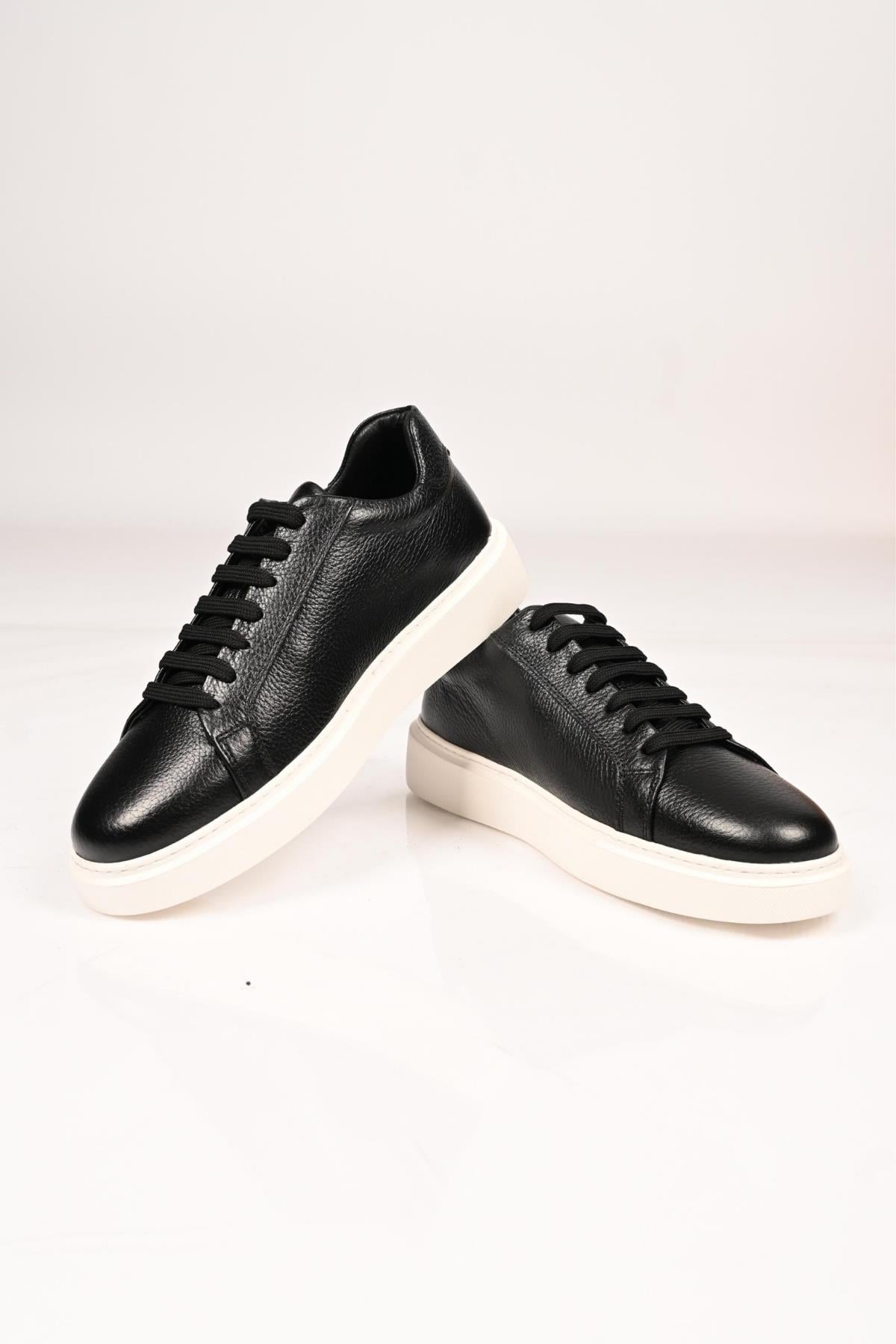 Bestello Bağcıklı Eva Taban Hakiki Deri Sneaker 174-22040 Erkek Ayakkabı174-22040_SIYAH_40Sneakers