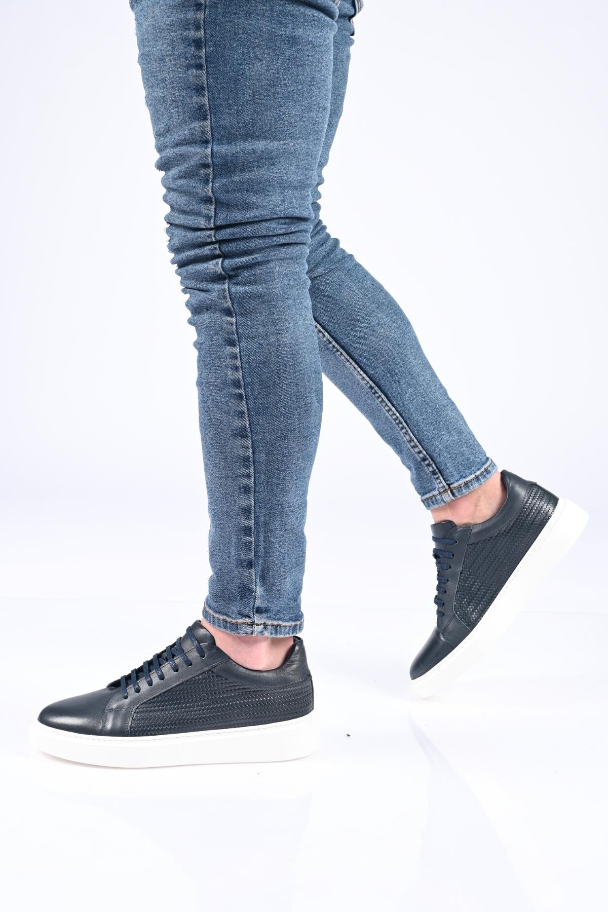 Bestello Bağcıklı Eva Taban Hakiki Deri Sneaker 174-22053 Erkek Ayakkabı174-22053_LACI_40Spor Ayakkabı & Sneaker