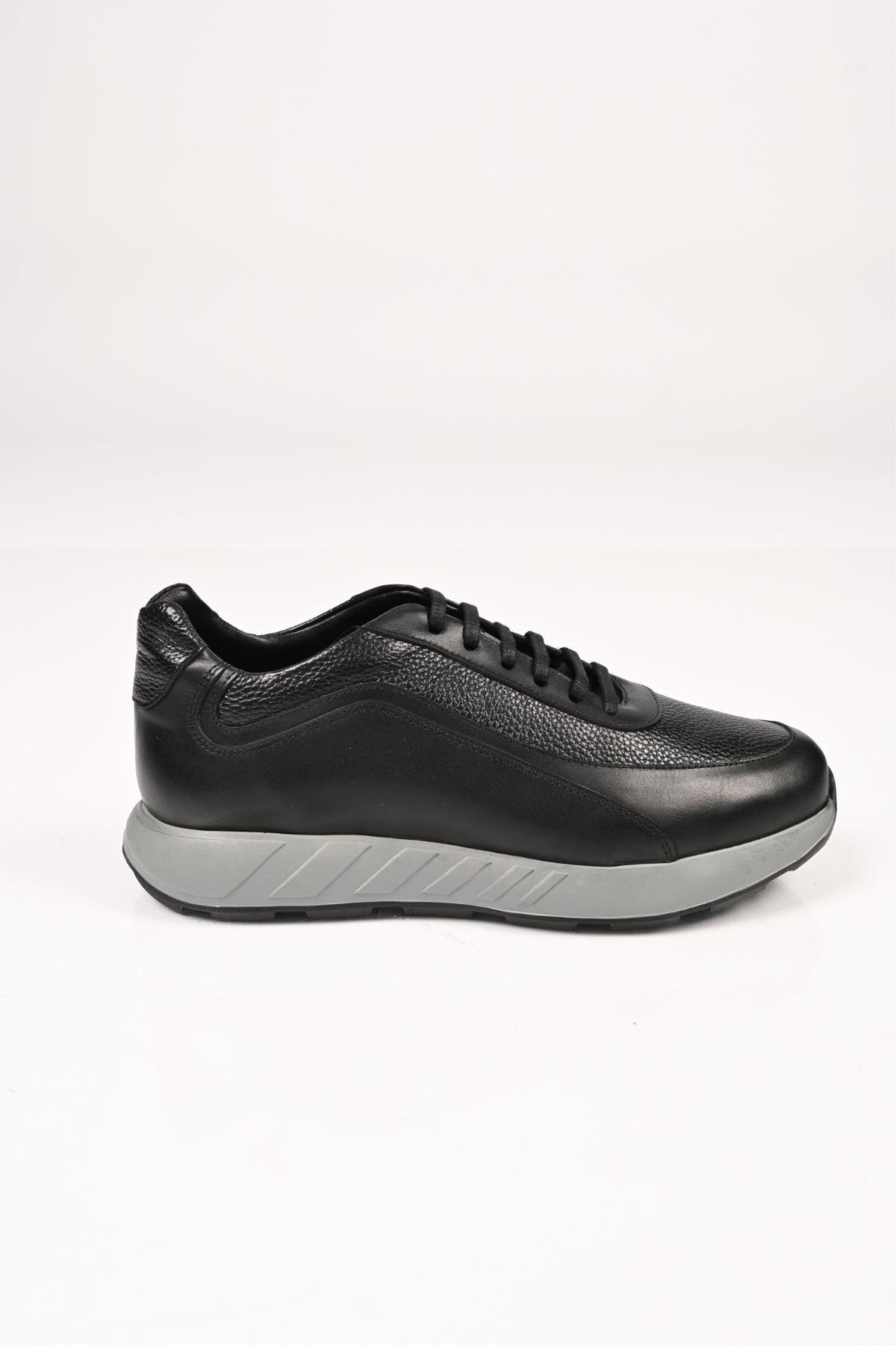 Bestello Bağcıklı Eva Taban Hakiki Deri Sneaker 172-64156 Erkek Ayakkabı172-64156_SIYAH_39Sneakers