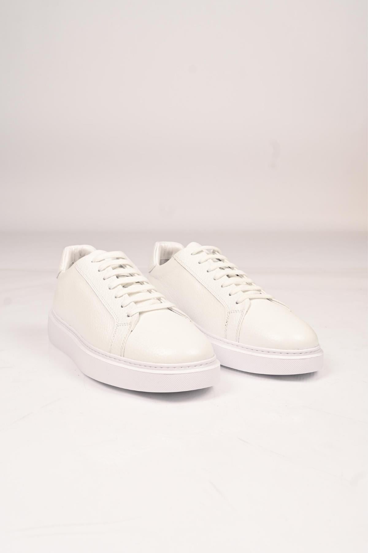Bestello Bağcıklı Eva Taban Hakiki Deri Sneaker 174-22040 Erkek Ayakkabı174-22040_BEYAZ_40Sneakers