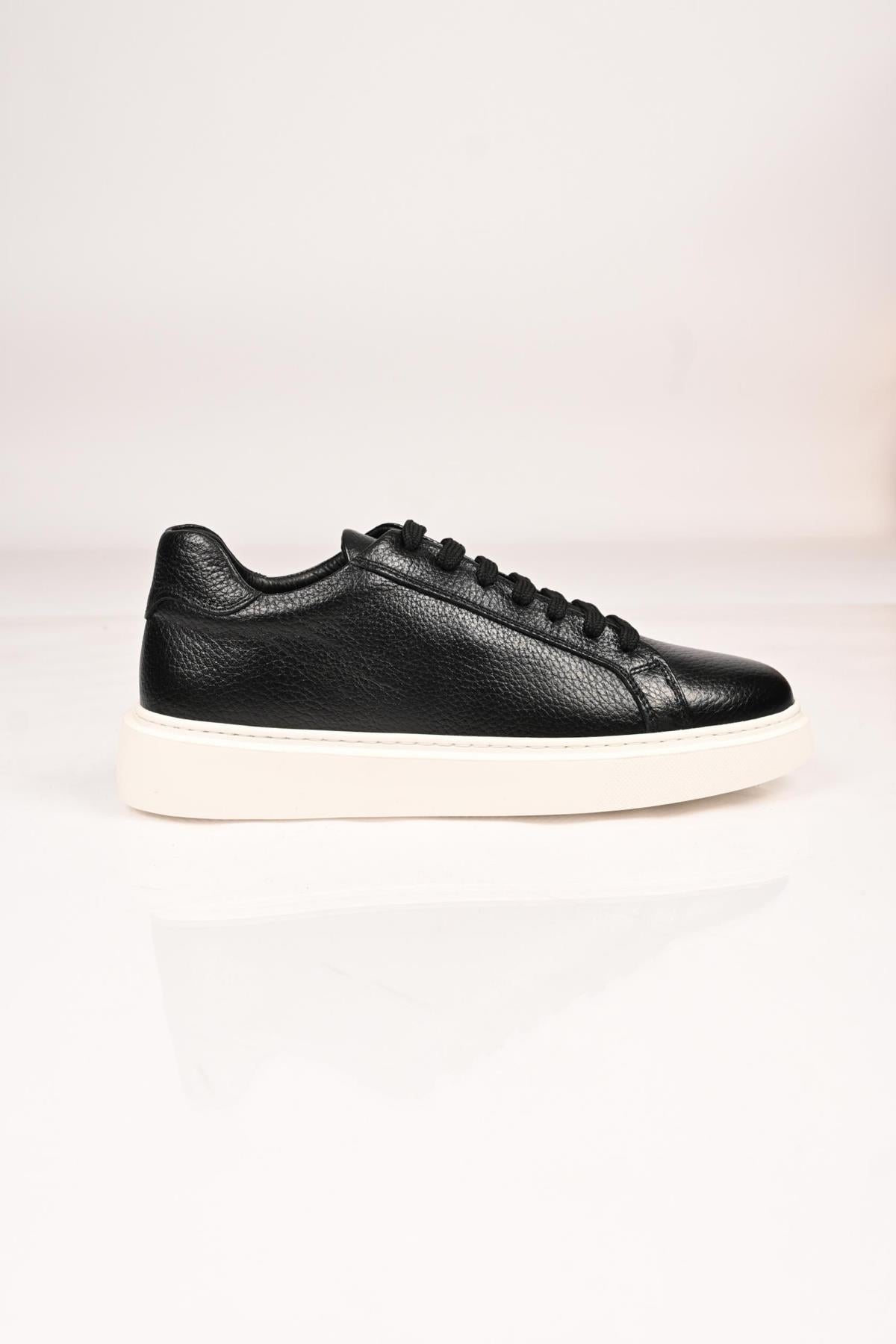 Bestello Bağcıklı Eva Taban Hakiki Deri Sneaker 174-22040 Erkek Ayakkabı174-22040_SIYAH_40Sneakers