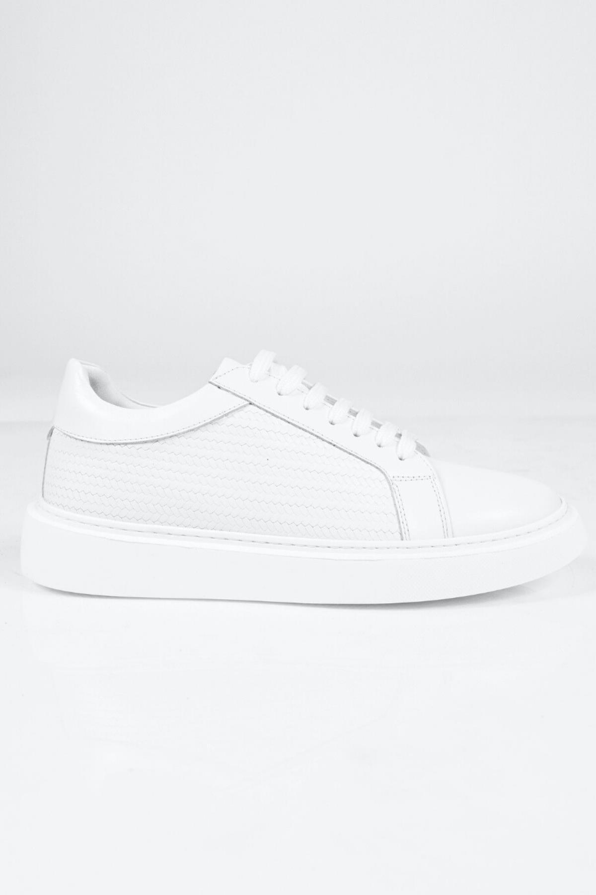 Bestello Bağcıklı Eva Taban Hakiki Deri Sneaker 174-22053 Erkek Ayakkabı174-22053_BEYAZ_40Spor Ayakkabı & Sneaker