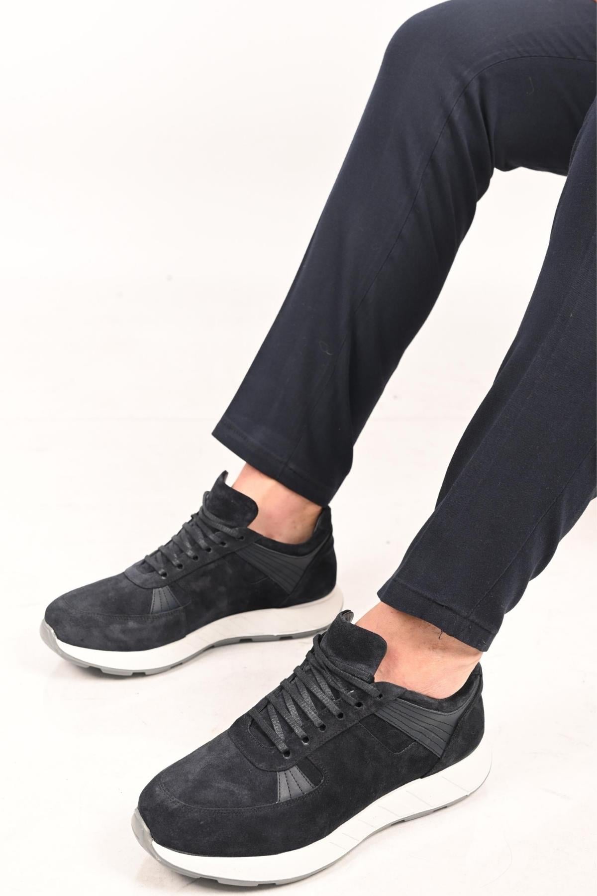 Bestello Bağcıklı Eva Taban Hakiki Deri Sneaker 172-64198 Erkek Ayakkabı172-64198_LACI SUET_39Sneakers