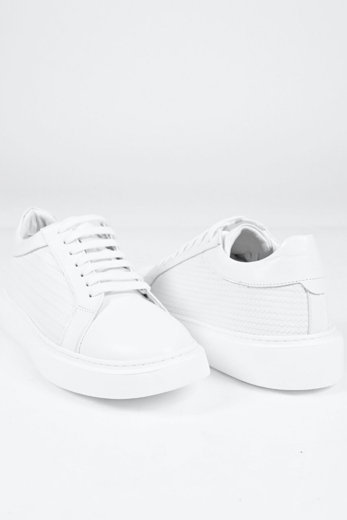Bestello Bağcıklı Eva Taban Hakiki Deri Sneaker 174-22053 Erkek Ayakkabı174-22053_BEYAZ_40Spor Ayakkabı & Sneaker