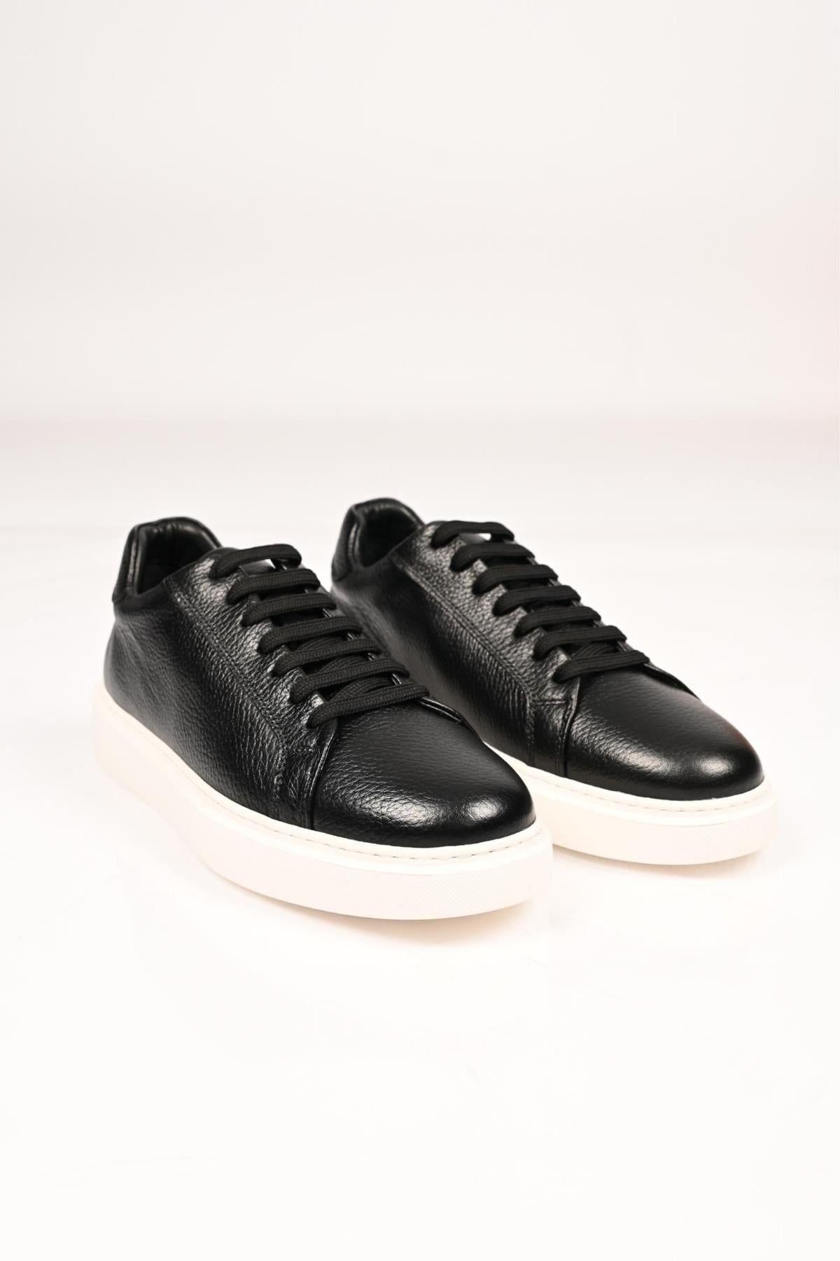 Bestello Bağcıklı Eva Taban Hakiki Deri Sneaker 174-22040 Erkek Ayakkabı174-22040_SIYAH_40Sneakers