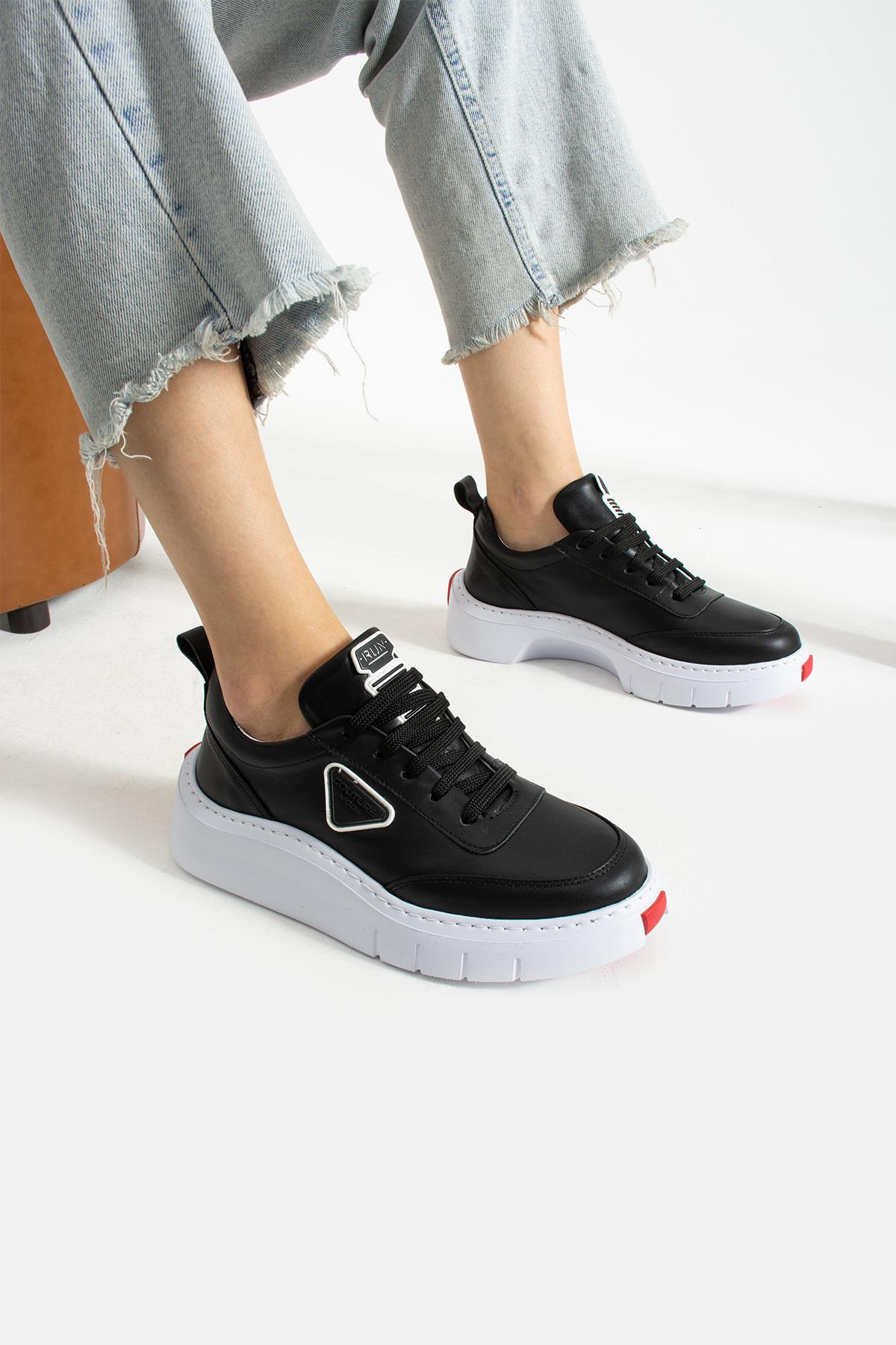 Bestello Bağcıklı Eva Taban Sneaker 331-KLYTIE-08 Kadın Ayakkabı331-KLYTIE-08_SIYAH_36Sneaker