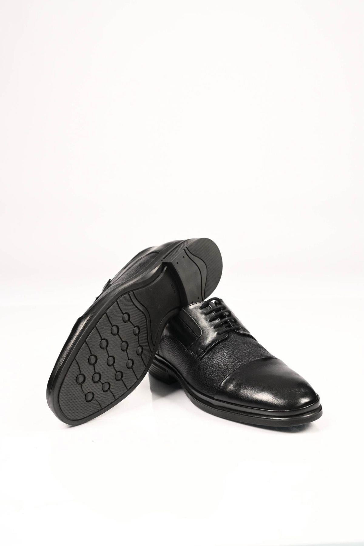 Bestello Bağcıklı Kauçuk Taban Hakiki Deri Comfort Ayakkabı 333-1490 Erkek Ayakkabı333-1490_SIYAH_39Casuals
