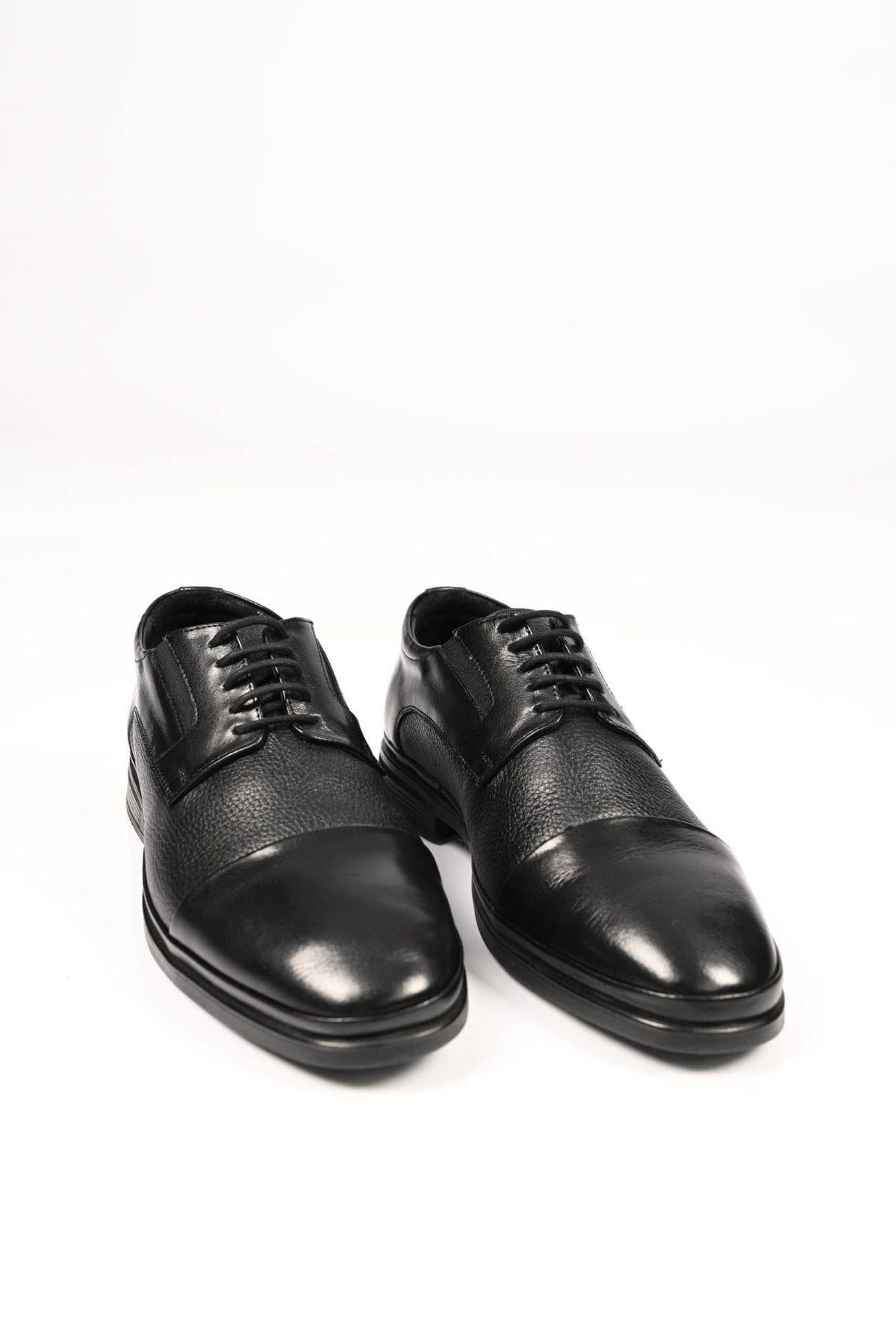 Bestello Bağcıklı Kauçuk Taban Hakiki Deri Comfort Ayakkabı 333-1490 Erkek Ayakkabı333-1490_SIYAH_39Casuals