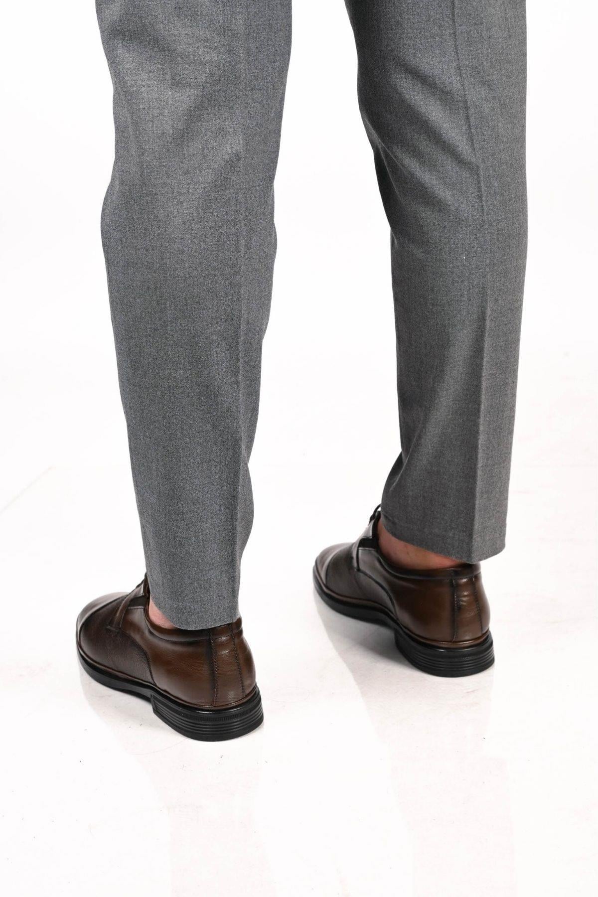 Bestello Bağcıklı Kauçuk Taban Hakiki Deri Comfort Ayakkabı 333-1490 Erkek Ayakkabı333-1490_KAHVE_39Casuals