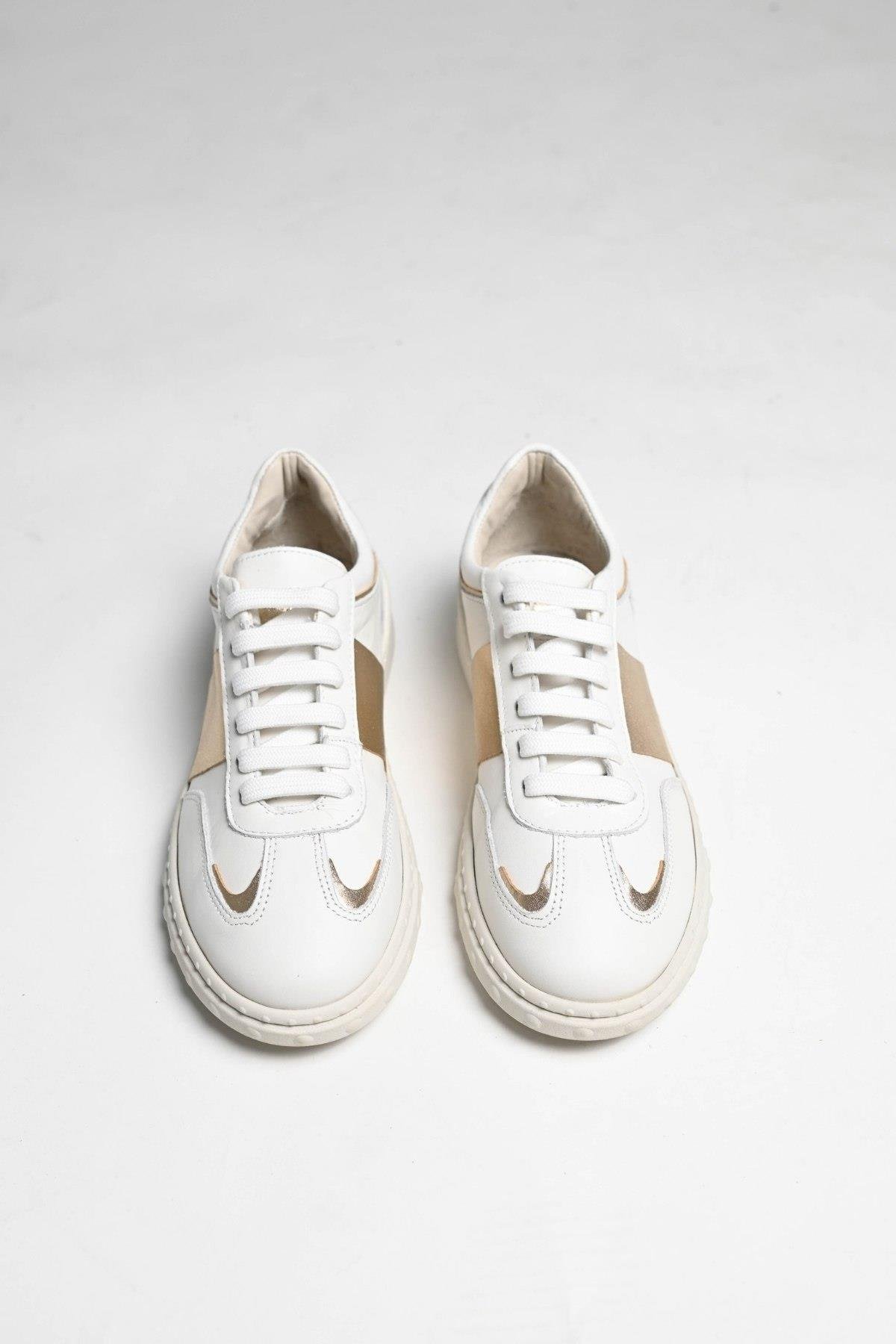 Bestello Bağcıklı Kauçuk Taban Sneaker 101-GUMK-01 Kadın Ayakkabı101-GUMK-01_BEYAZ_36Sneaker