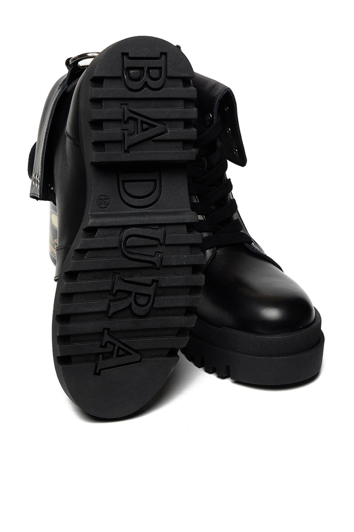 Bestello Bağcıklı Termo Taban Düz Bot 332-8070 Kadın Bot332-8070_SIYAH_36Casual Boots