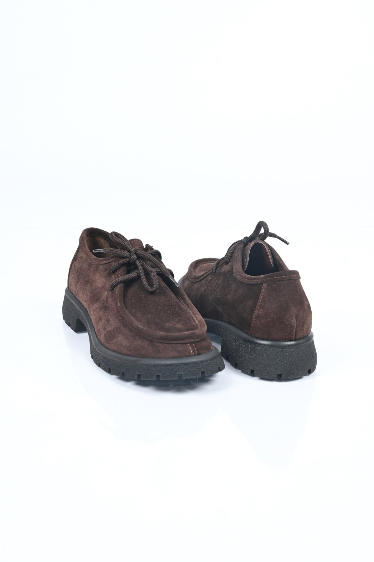 Bestello Bağcıklı Termo Taban Hakiki Deri Loafer 345-4247 Kadın Ayakkabı345-4247_KAHVE SUET_36Loafers & Moccasins 