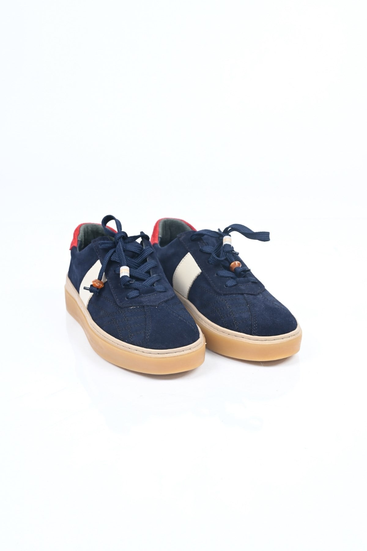 Bestello Bağcıklı Termo Taban Hakiki Deri Sneaker 345-1428 Kadın Ayakkabı345-1428_LACI SUET_36Sneaker