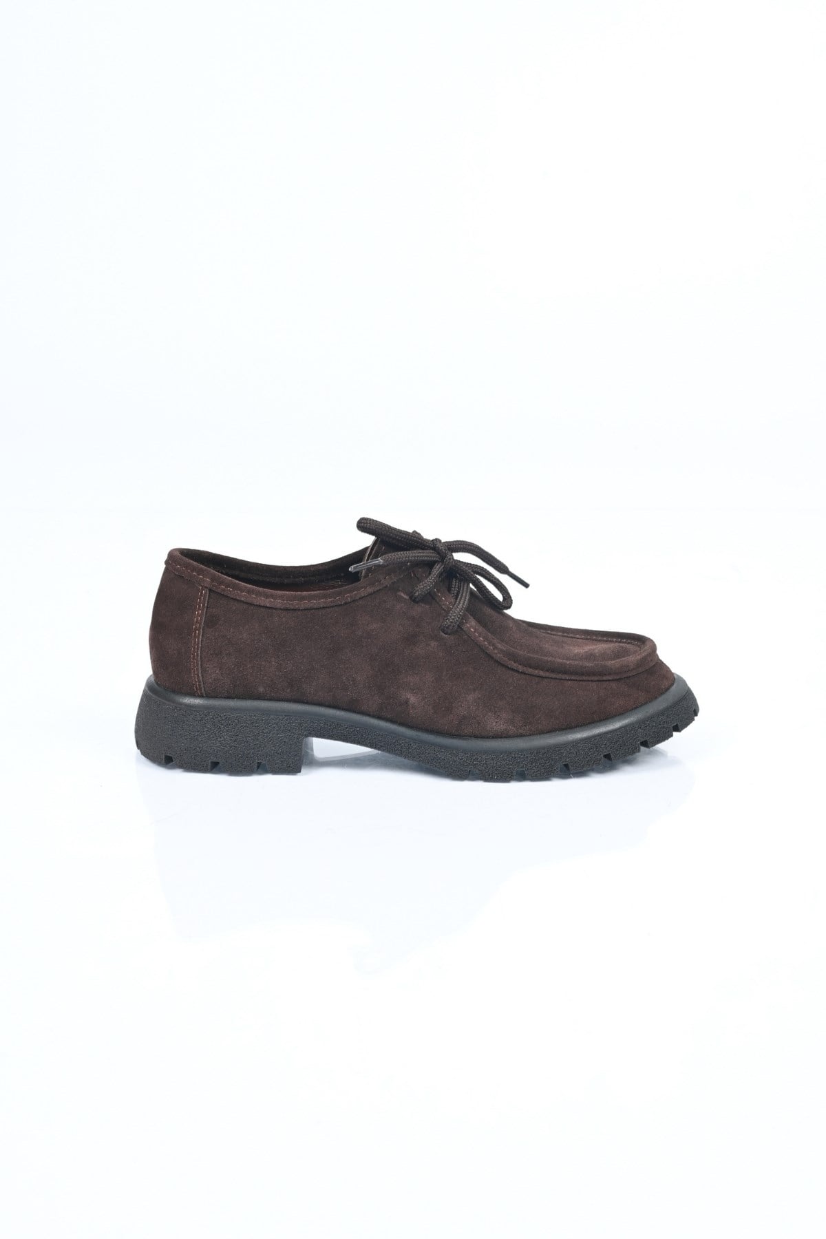 Bestello Bağcıklı Termo Taban Hakiki Deri Loafer 345-4247 Kadın Ayakkabı345-4247_KAHVE SUET_36Loafers & Moccasins 