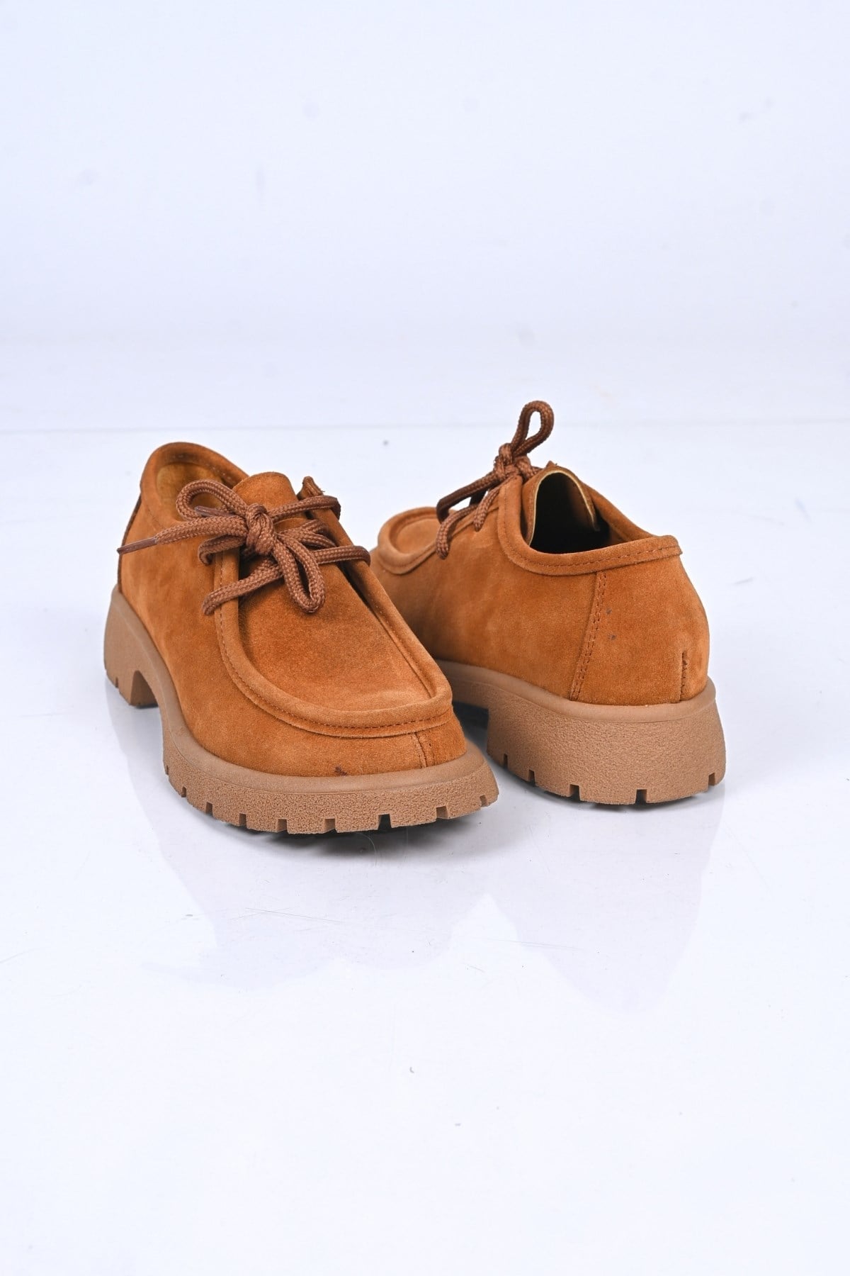 Bestello Bağcıklı Termo Taban Hakiki Deri Loafer 345-4247 Kadın Ayakkabı345-4247_TABA SUET_36Loafers & Moccasins 