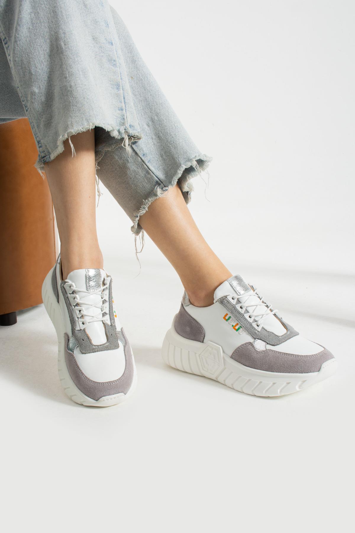 Bestello Bağcıklı Termo Taban Sneaker 331-SUT-30 Kadın Ayakkabı331-SUT-30_BEYAZ_36Sneaker