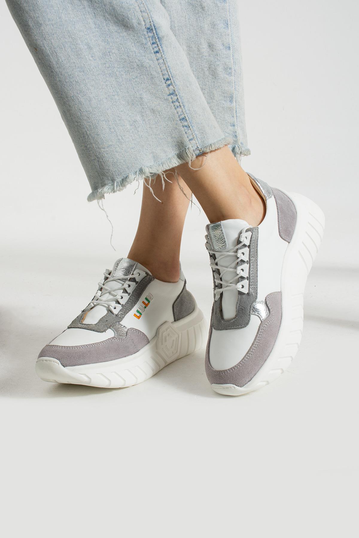 Bestello Bağcıklı Termo Taban Sneaker 331-SUT-30 Kadın Ayakkabı331-SUT-30_BEYAZ_36Sneaker