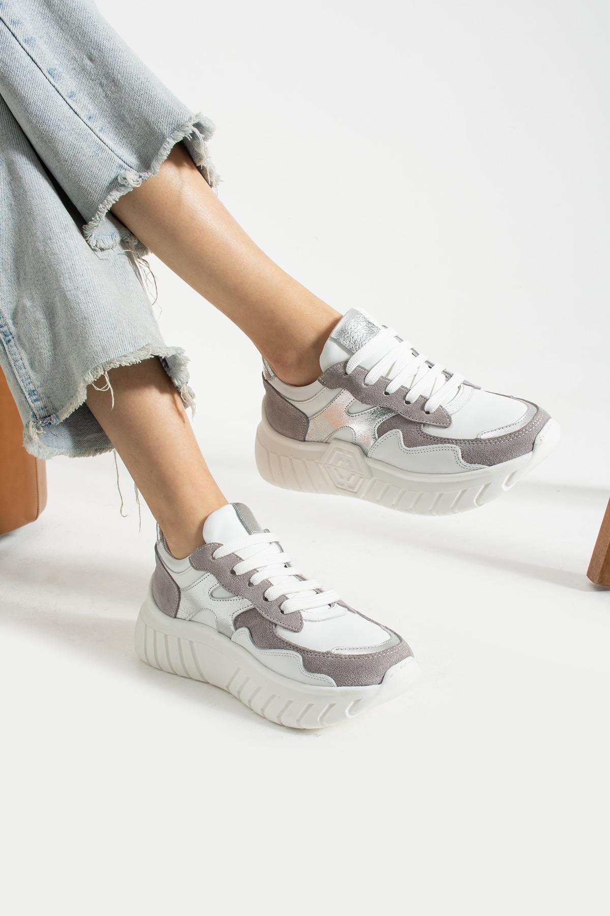 Bestello Bağcıklı Termo Taban Sneaker 331-SUT-10 Kadın Ayakkabı331-SUT-10_BEYAZ_36Sneaker