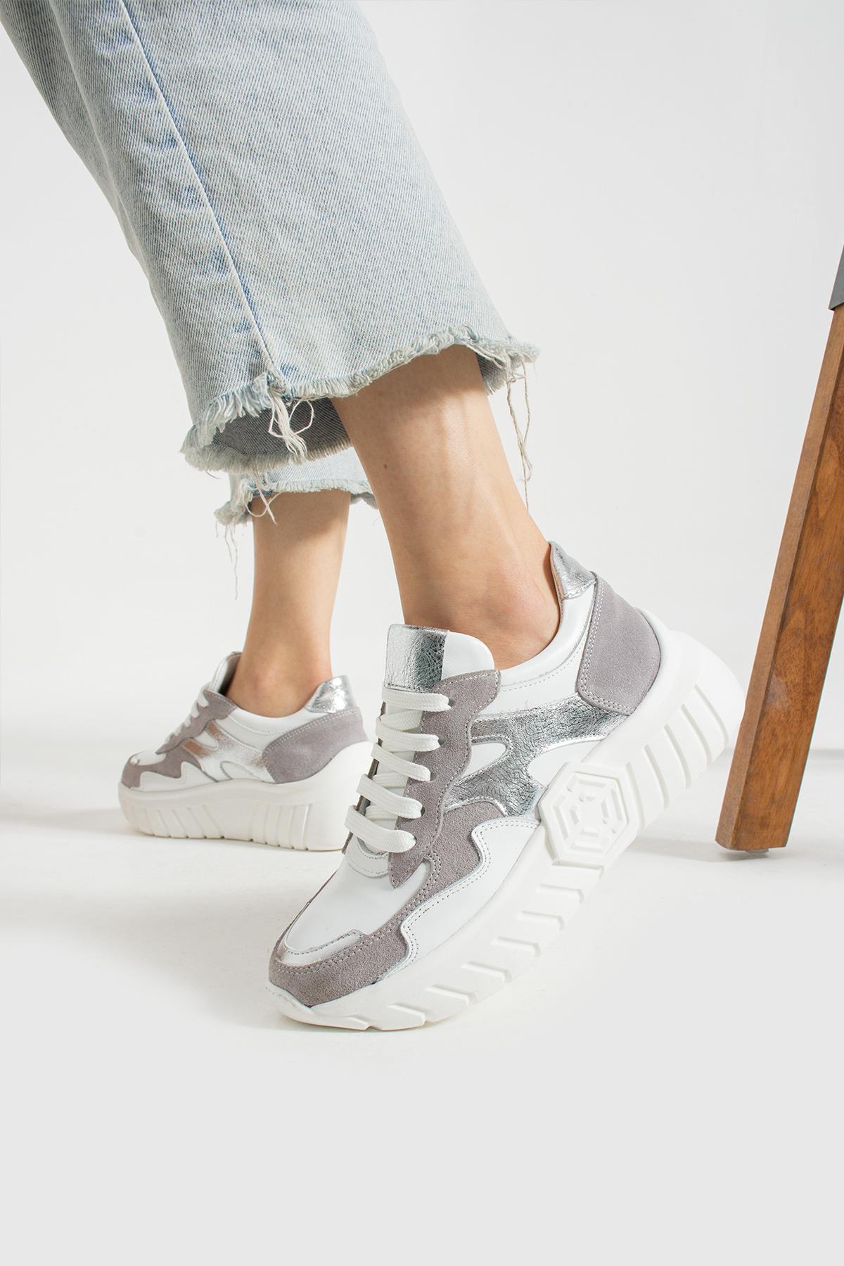 Bestello Bağcıklı Termo Taban Sneaker 331-SUT-10 Kadın Ayakkabı331-SUT-10_BEYAZ_36Sneaker