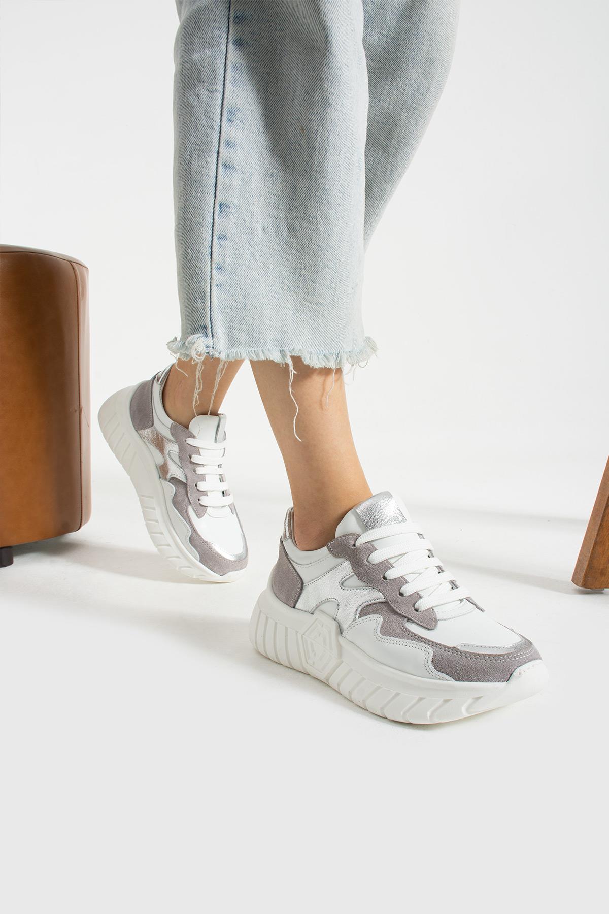 Bestello Bağcıklı Termo Taban Sneaker 331-SUT-10 Kadın Ayakkabı331-SUT-10_BEYAZ_36Sneaker