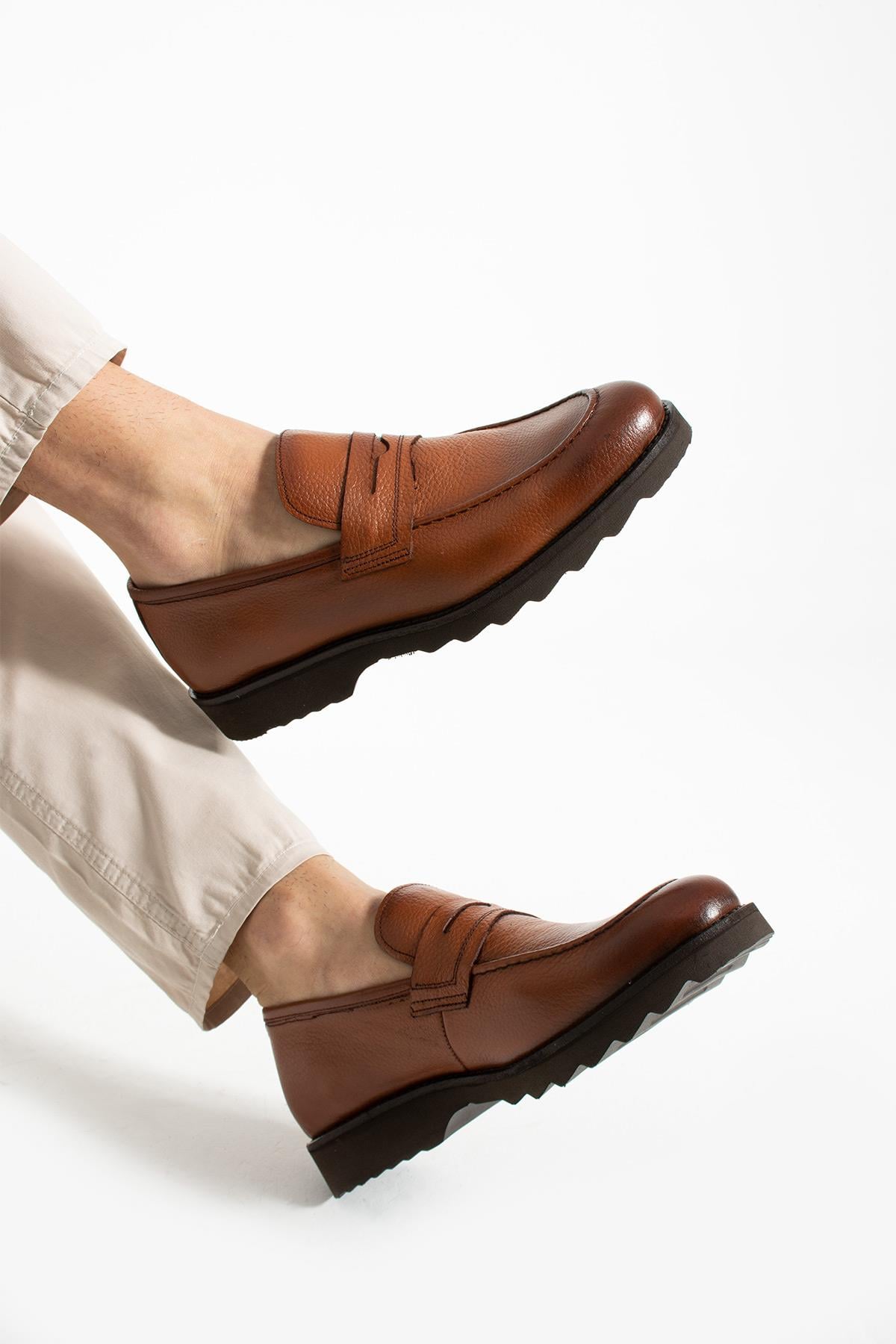 Bestello Bağcıksız Eva Taban Loafer 331-80084 Erkek Ayakkabı331-80084_TABA_39Loafer