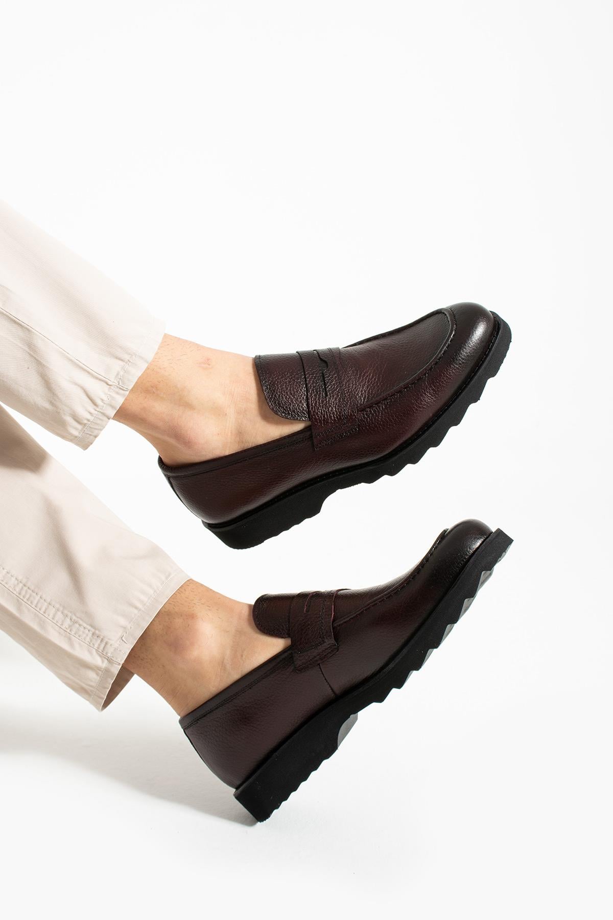 Bestello Bağcıksız Eva Taban Loafer 331-80084 Erkek Ayakkabı331-80084_BORDO_39Loafer