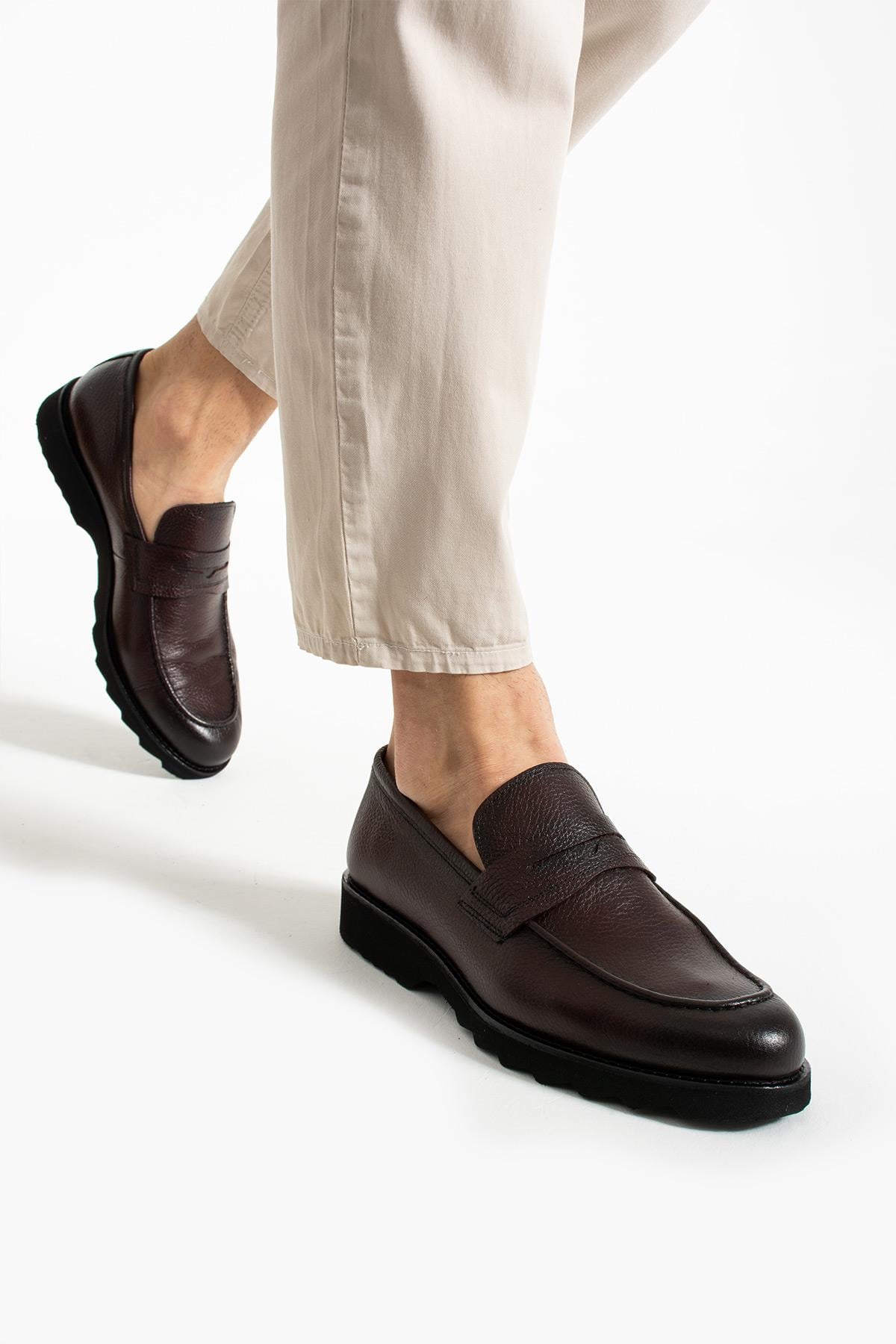Bestello Bağcıksız Eva Taban Loafer 331-80084 Erkek Ayakkabı331-80084_BORDO_39Loafer