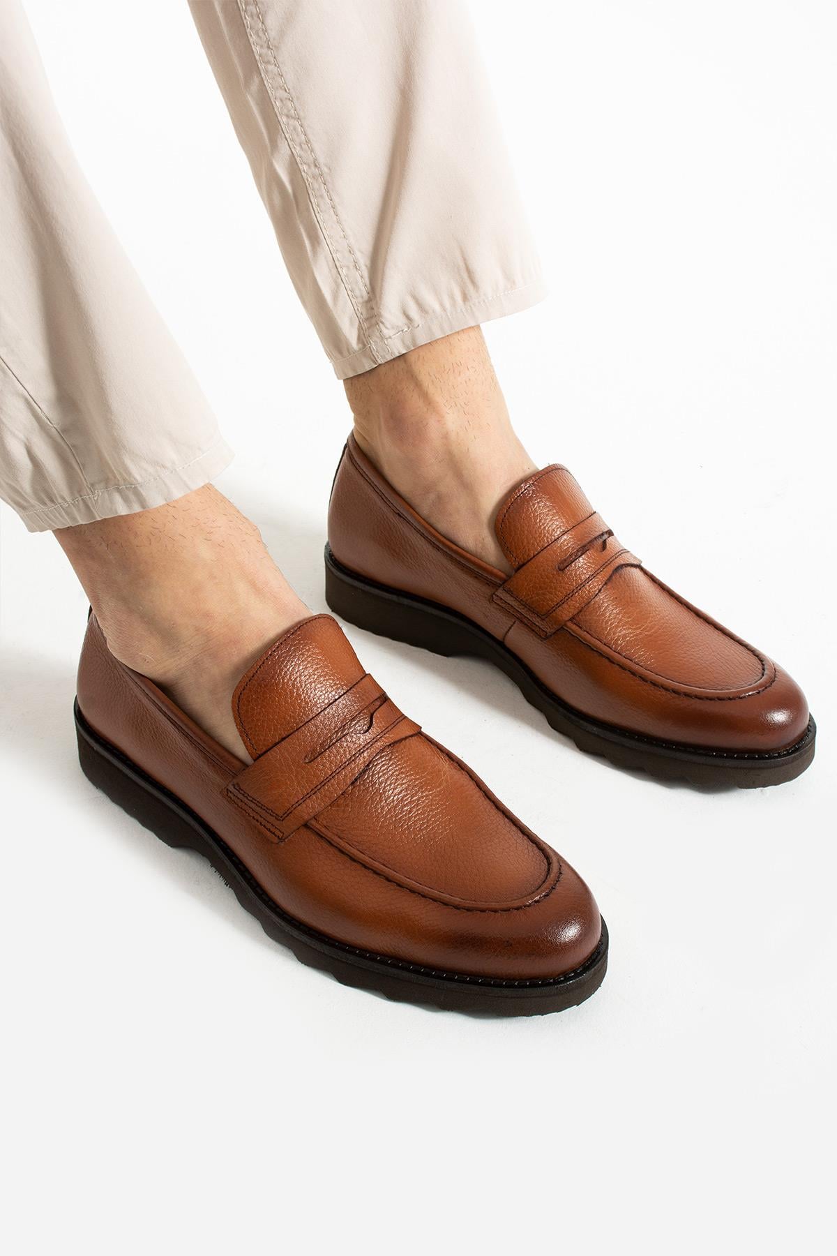 Bestello Bağcıksız Eva Taban Loafer 331-80084 Erkek Ayakkabı331-80084_TABA_39Loafer