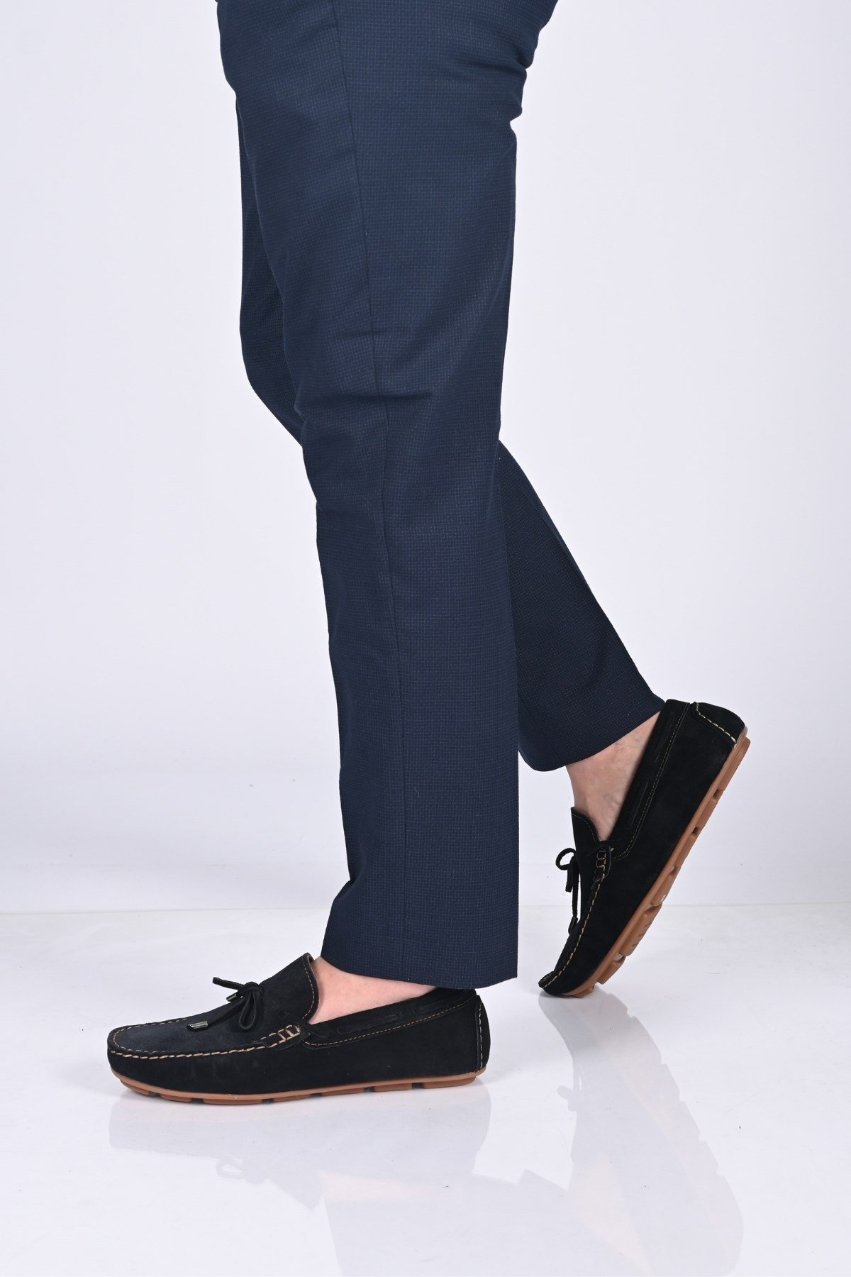 Bestello Bağcıksız Fiyonklu Poliüretan Taban Hakiki Deri Loafer 028-1041 Erkek Ayakkabı028-1041_LACI SUET_40Loafer