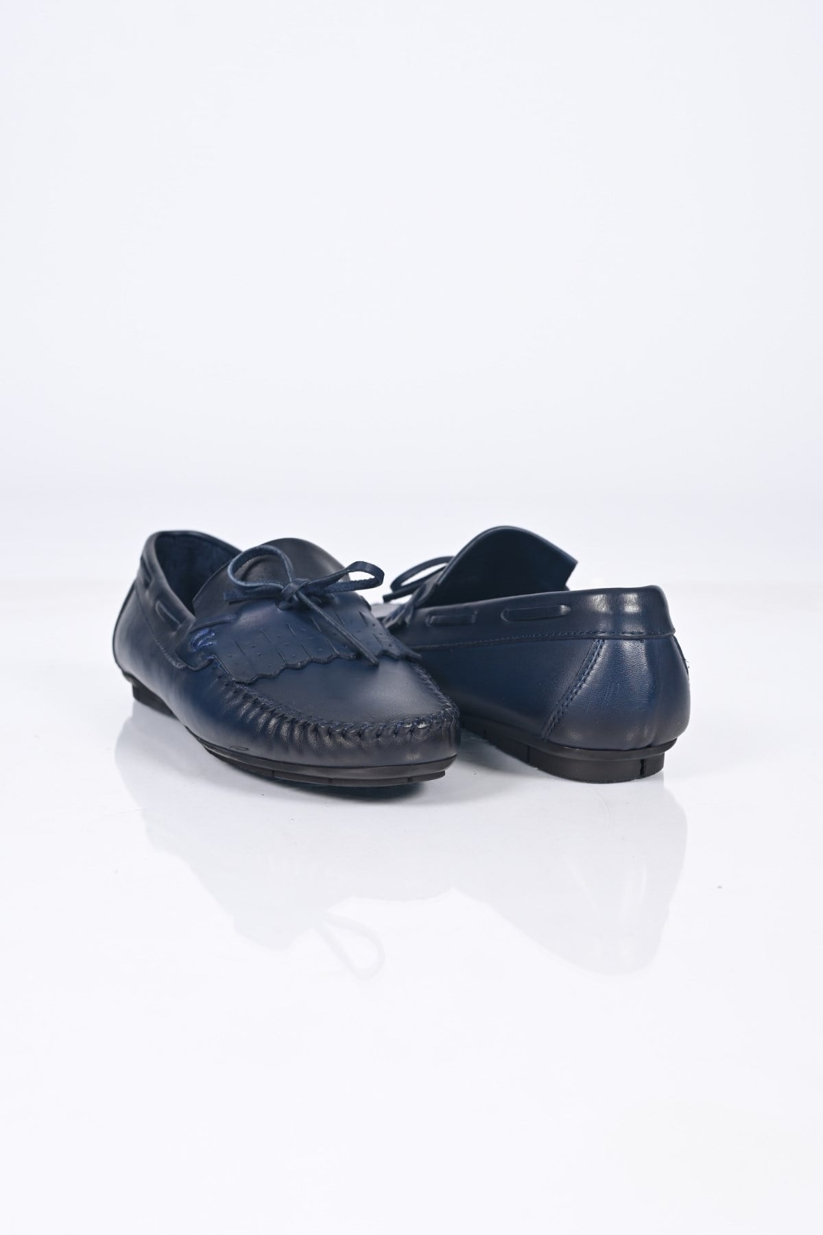 Bestello Bağcıksız Fiyonklu Poliüretan Taban Hakiki Deri Loafer 028-2060-26Y Erkek Ayakkabı028-2060-26Y_LACI_39Loafer
