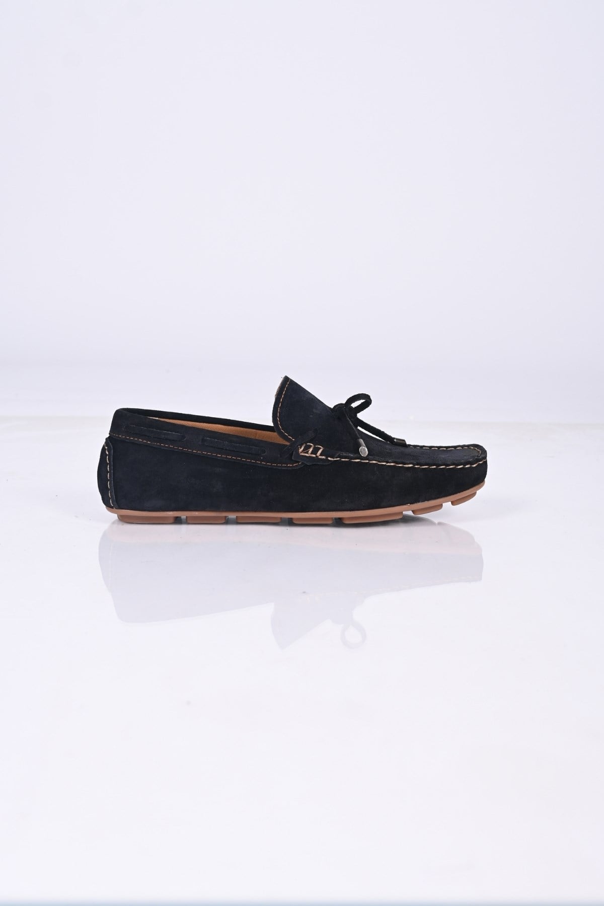 Bestello Bağcıksız Fiyonklu Poliüretan Taban Hakiki Deri Loafer 028-1041 Erkek Ayakkabı028-1041_LACI SUET_40Loafer